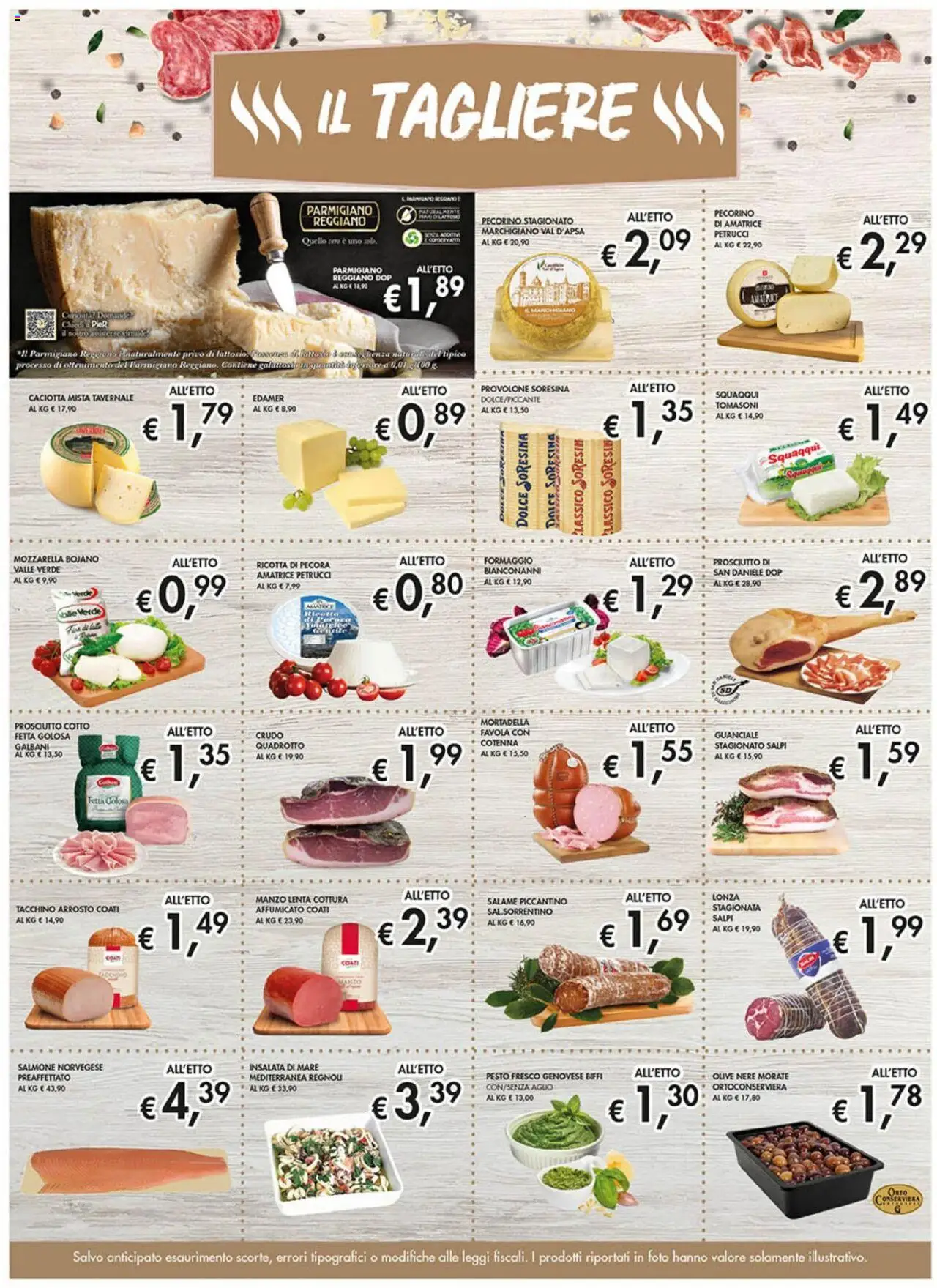 Volantino Coal del 14.08.2025 | Pagina: 5 | Prodotti: Prosciutto Cotto, Salmone, Manzo, Insalata
