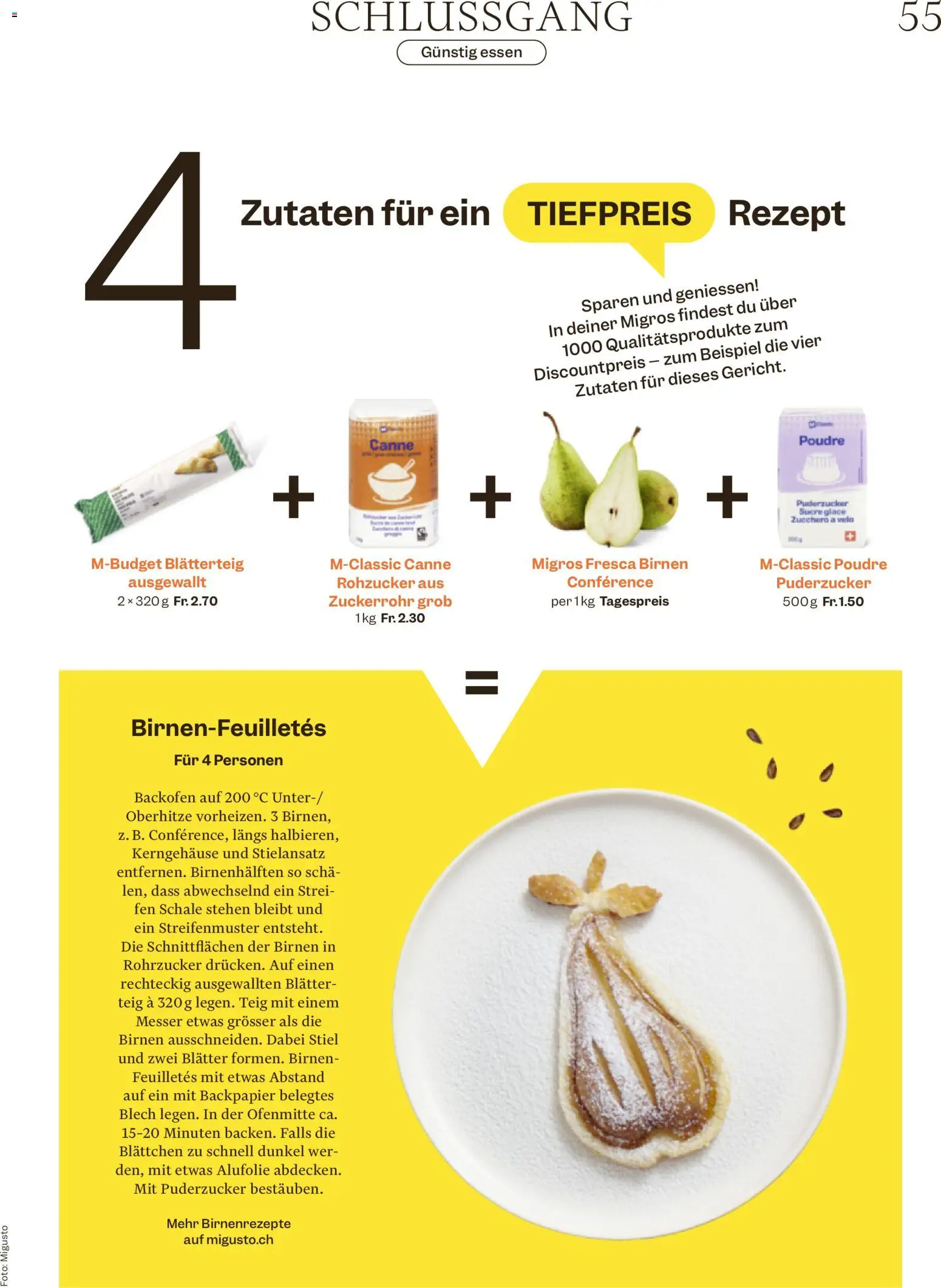 Migros Magazin – gültig ab 11.02.2026 | Seite: 55 | Produkte: Glace, Backofen