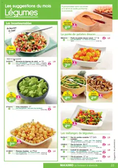 Maximo - Prévisualisation de Maximo catalogue valide à partir de 26.09.2025 | Page: 33 | Produits: Carottes, Poêle, Beurre, Pommes