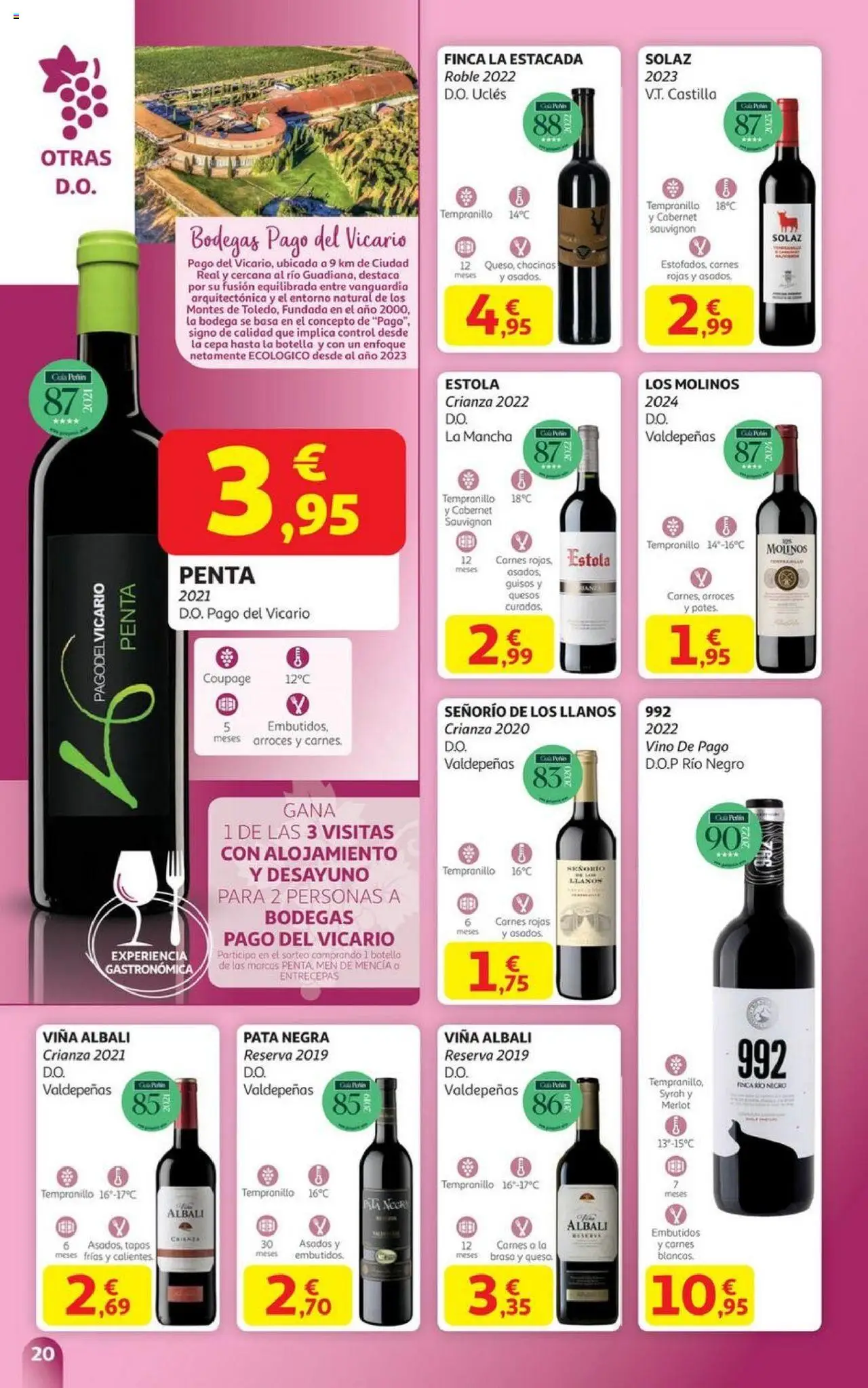 Alcampo - HG Madrid │ válido desde el 06.10.2025 | Página: 20 | Productos: Vino, Νυχτικό