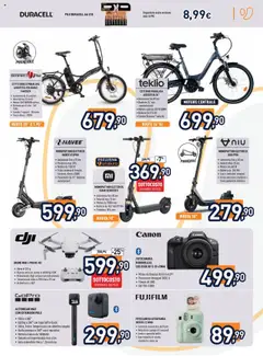 Volantino Unieuro del 17.07.2025 | Pagina: 25 | Prodotti: Pile, Monopattino, Fotocamera, Batteria