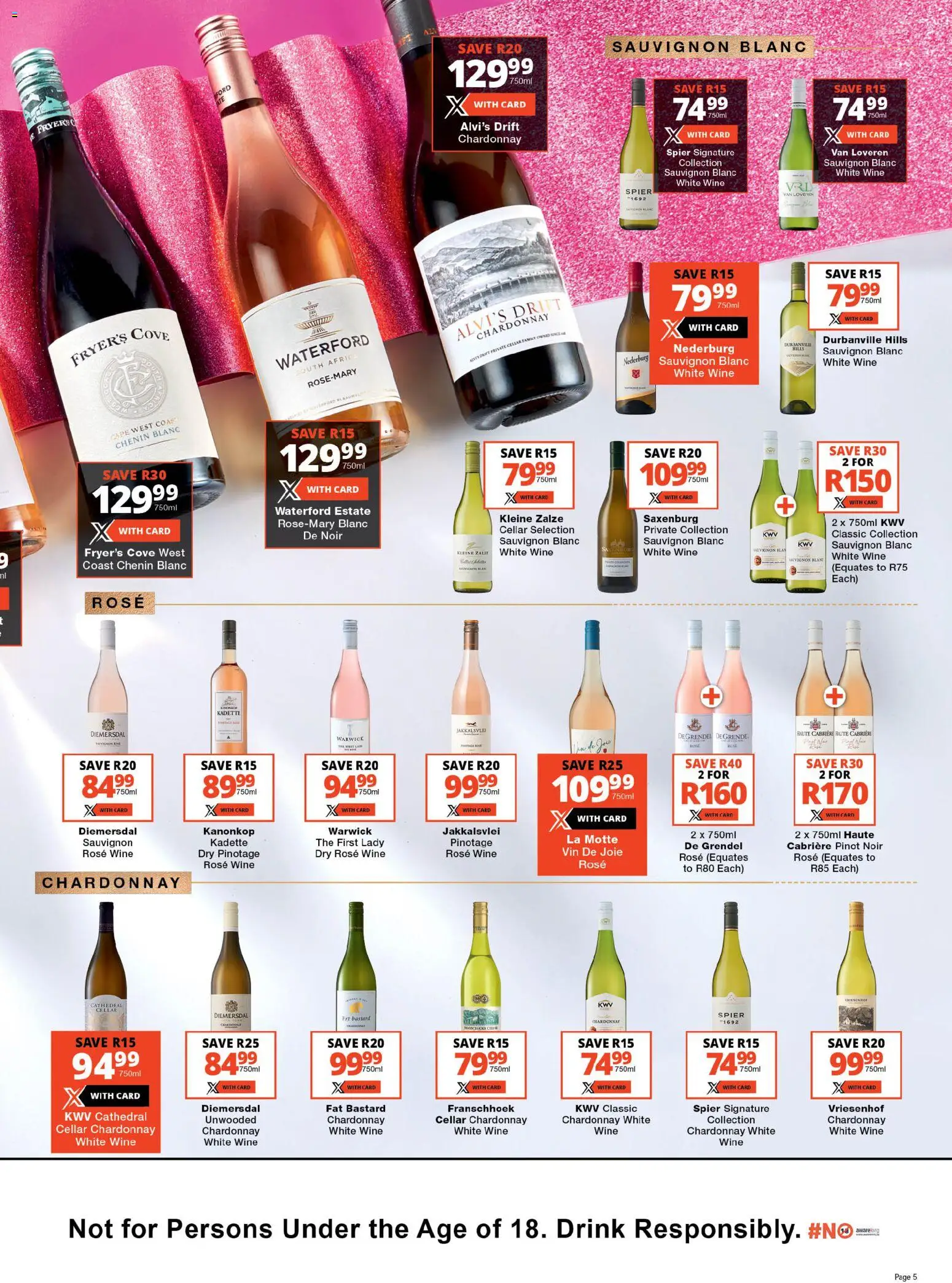 New Checkers catalogue – valid from 07.12.2025 | Page: 5 | Products: Wine