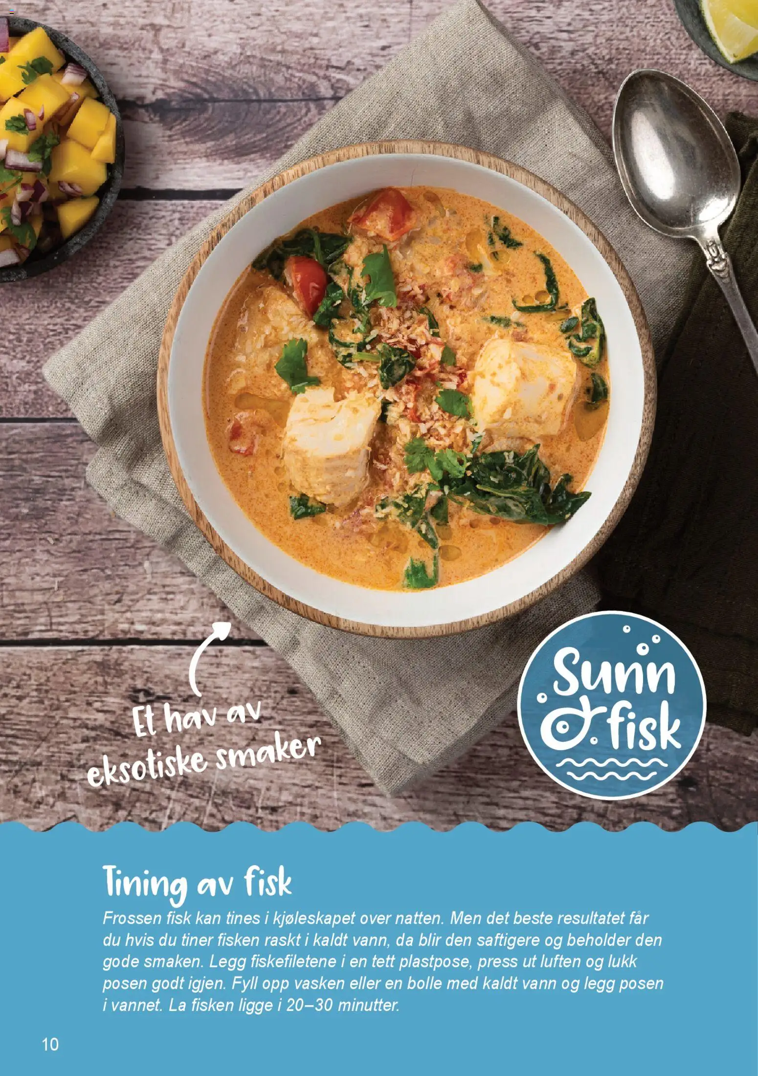 {H1} | Side: 10 | Produkter: Fisk, Milkshake, Вермішель