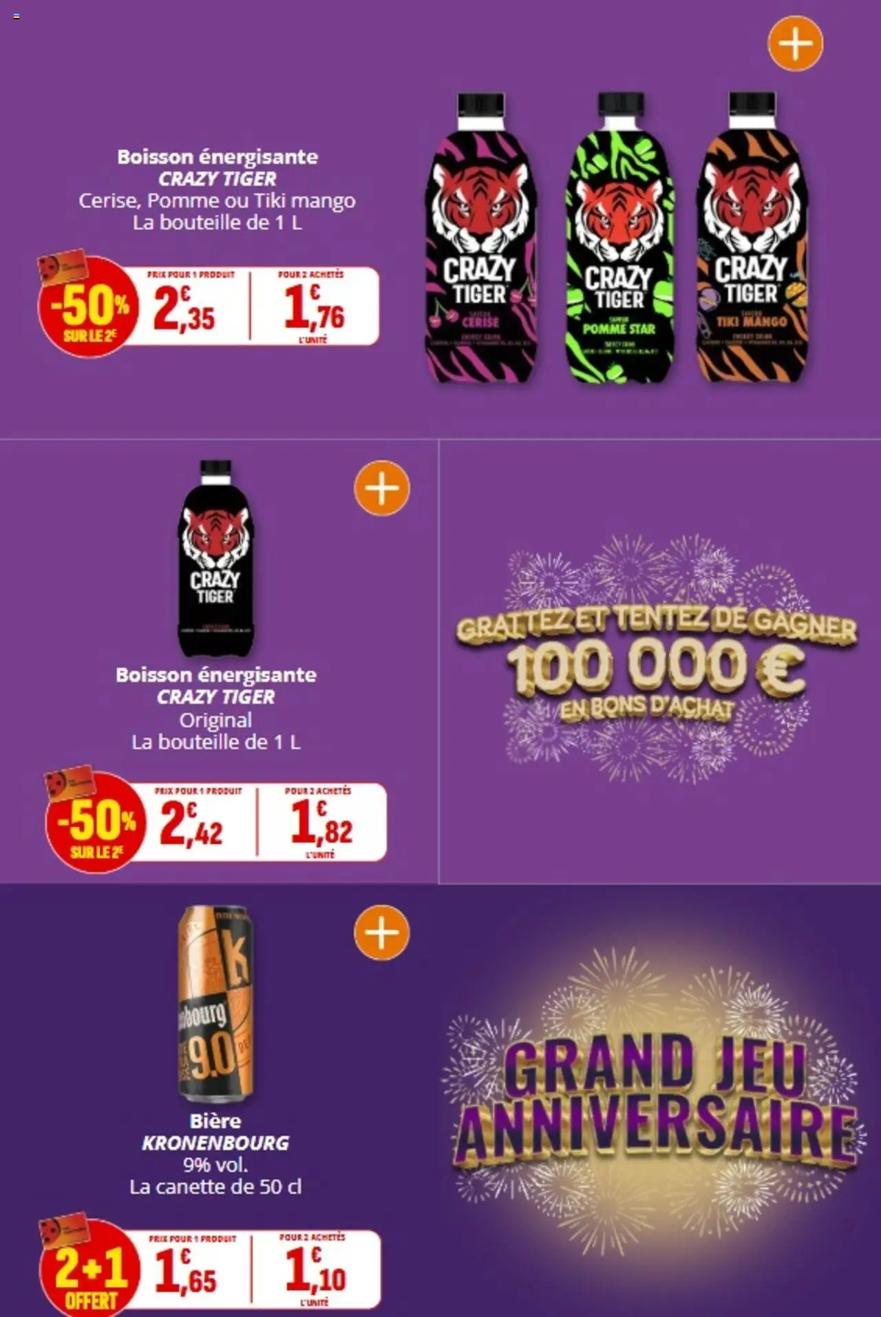  | Page: 42 | Produits: Pomme, Four, Crazy Tiger, Bière