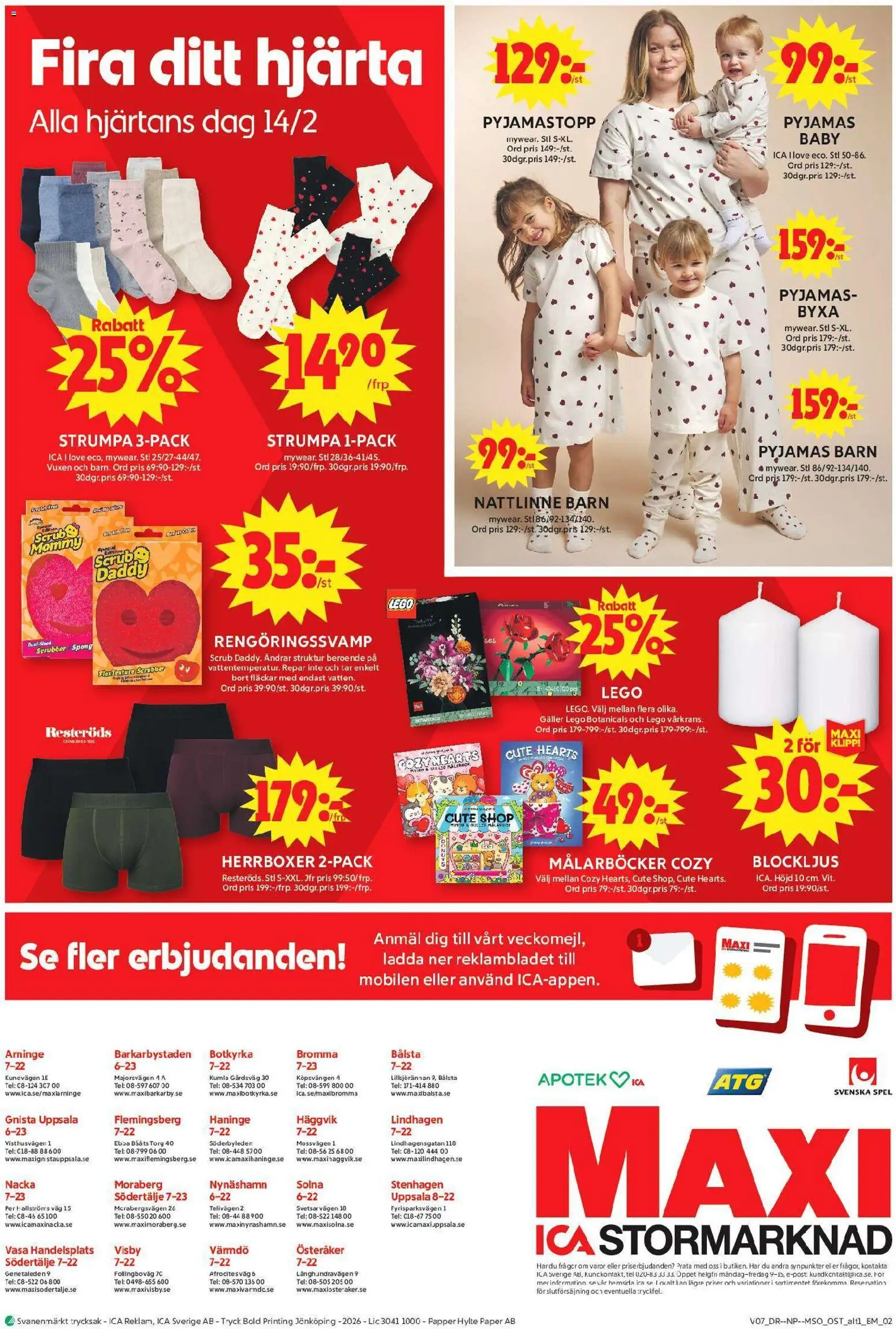 ICA Maxi reklamblad aktuell från 09.02.2026 | Sida: 12