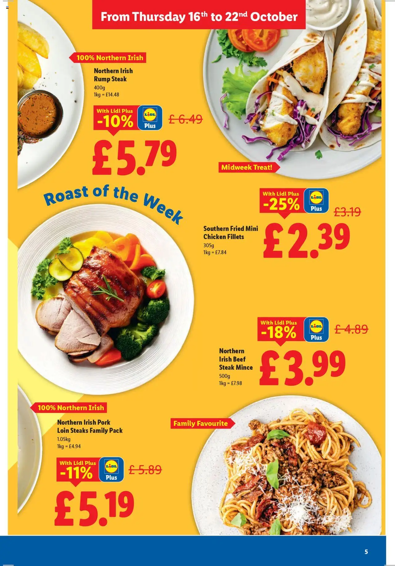 {H1} | Page: 5 | Products: Chicken, Chicken fillets, Pork, Beef