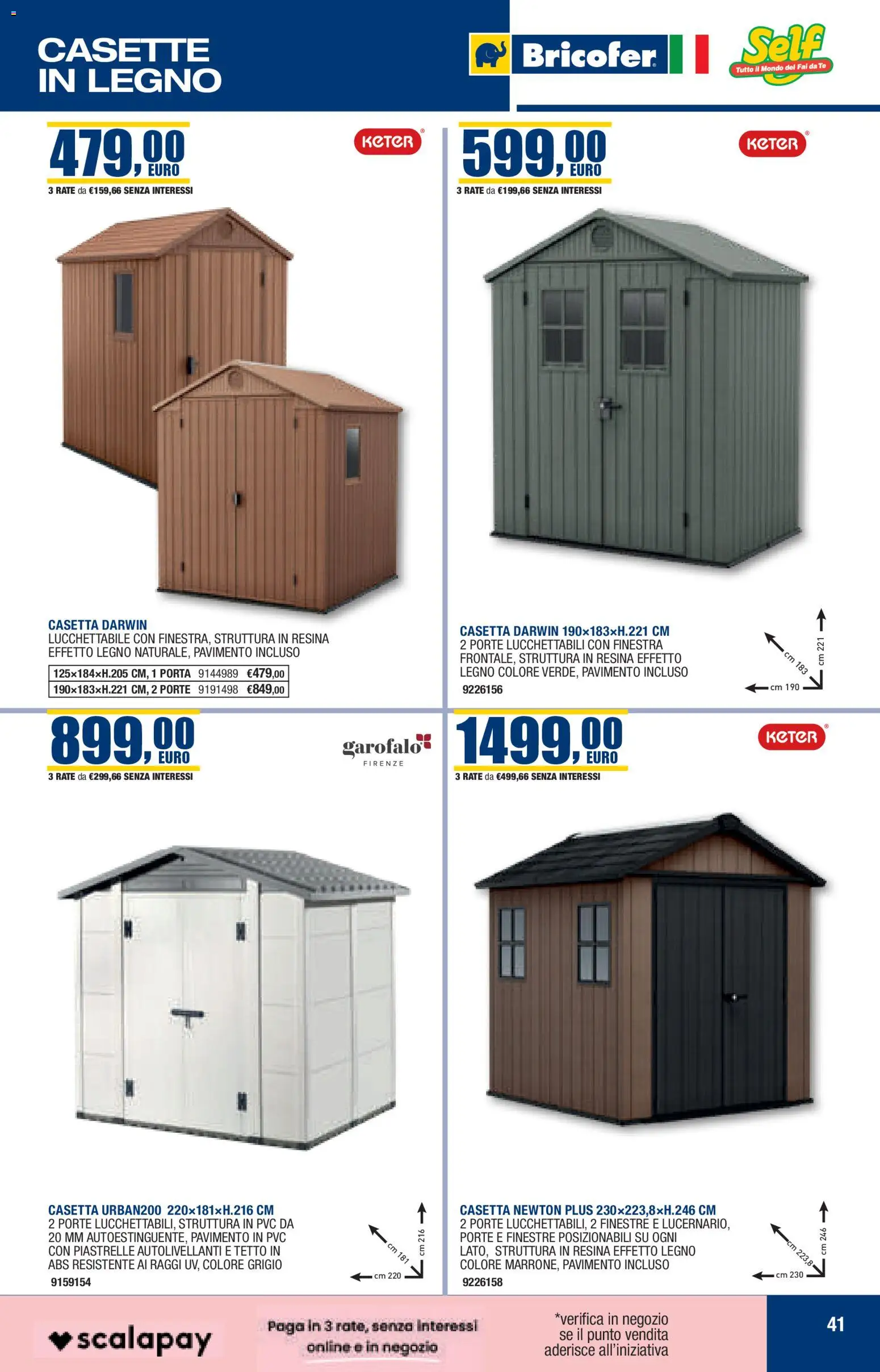 Volantino Self del 22.10.2025 | Pagina: 41 | Prodotti: Tè, Pavimento, Piastrelle