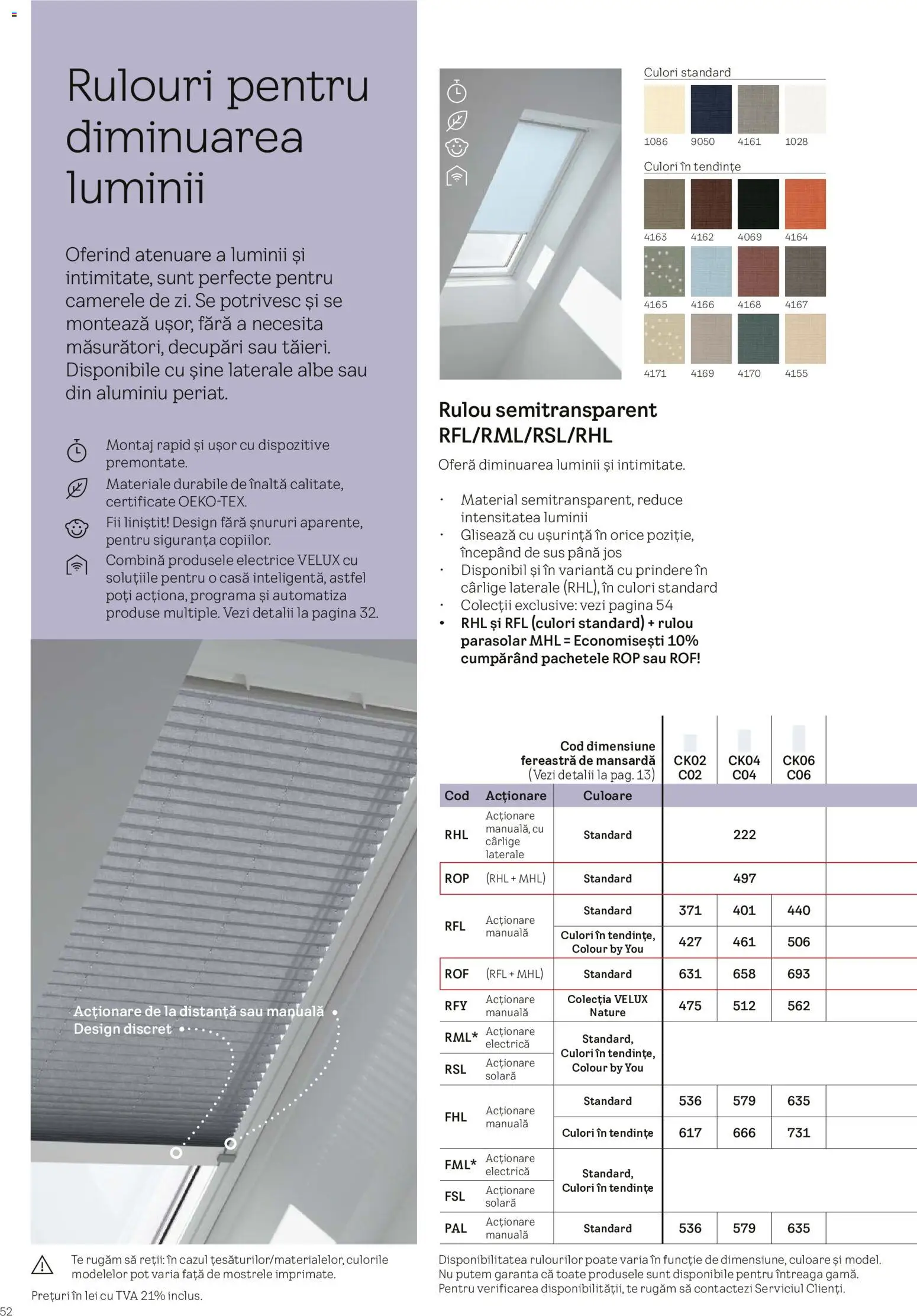 Noul catalog Velux – valabil de la 03.02.2026 | Pagină: 52