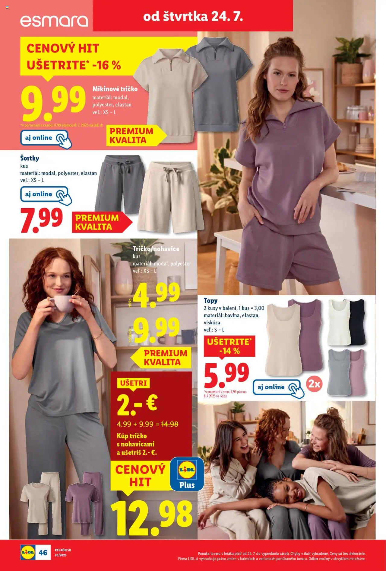 Lidl leták │ platný od 21.07.2025 | Strana: 68 | Produkty: Tričko