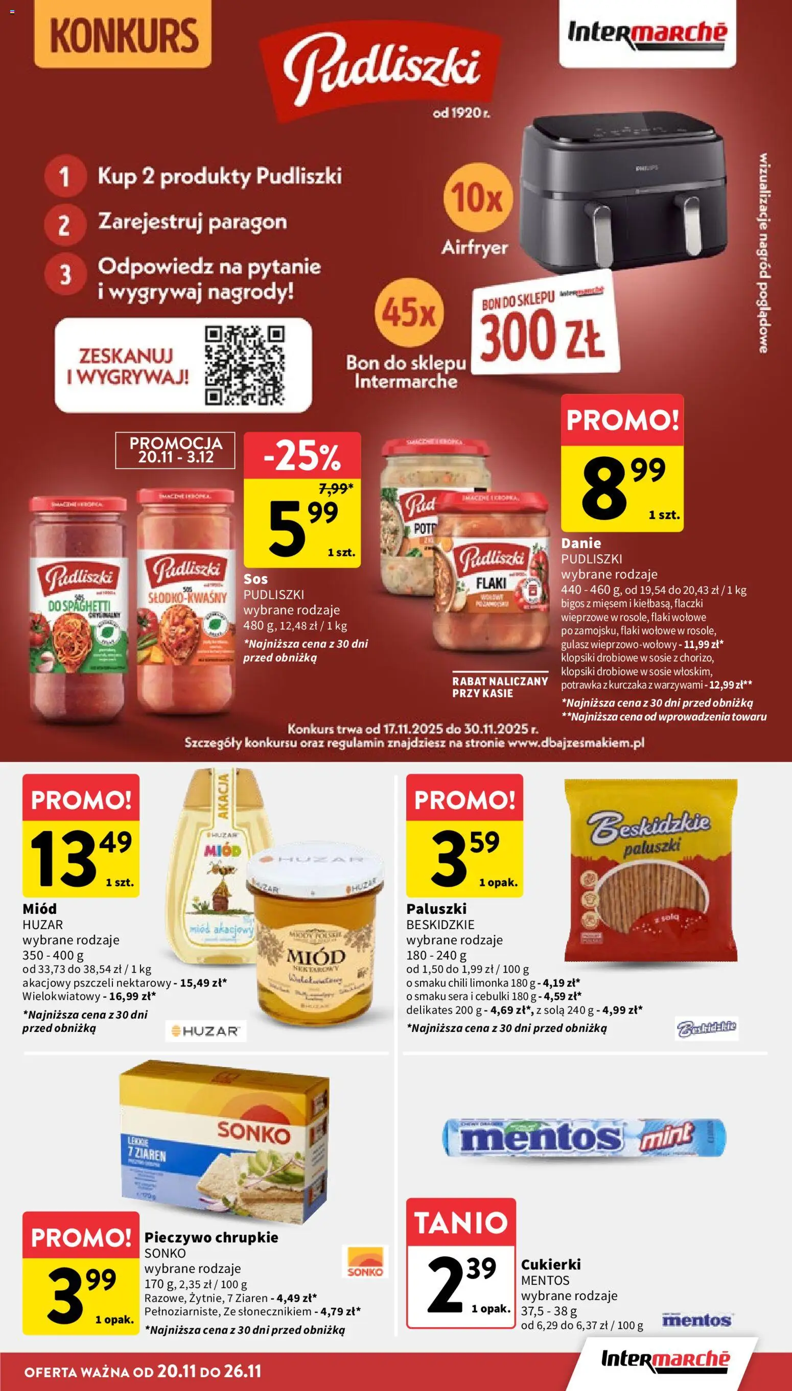 Intermarche Gazetka od 20.11.2025 | Strona: 31 | Produkty: Chili, Klopsiki, Paluszki, Gulasz