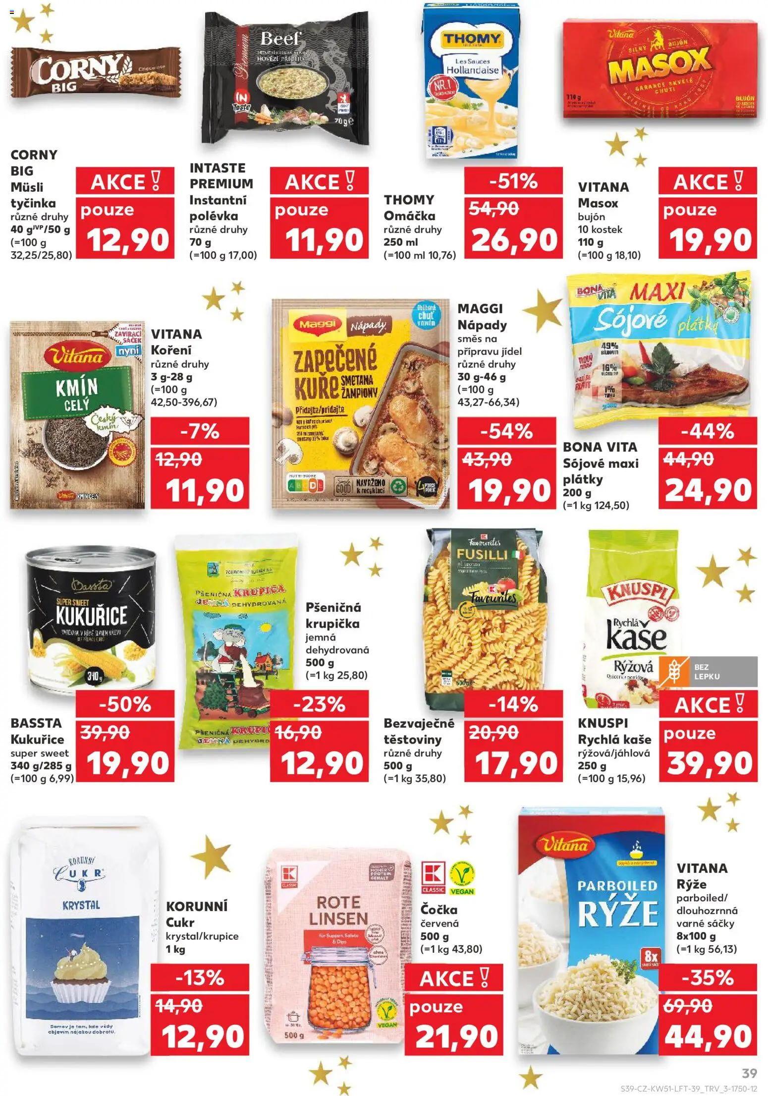 Kaufland leták - Brno od 17.12.2025 | Strana: 39 | Produkty: Vegan, Žampiony, Kaše, Müsli