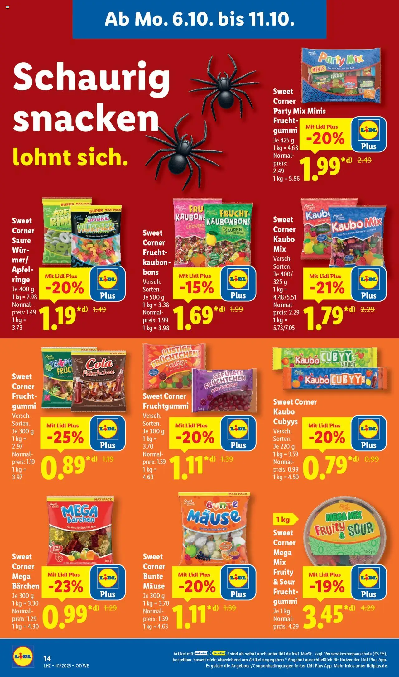 Lidl Prospekt Hilders – gültig ab 06.10.2025 | Seite: 24 | Produkte: Cola, Äpfel