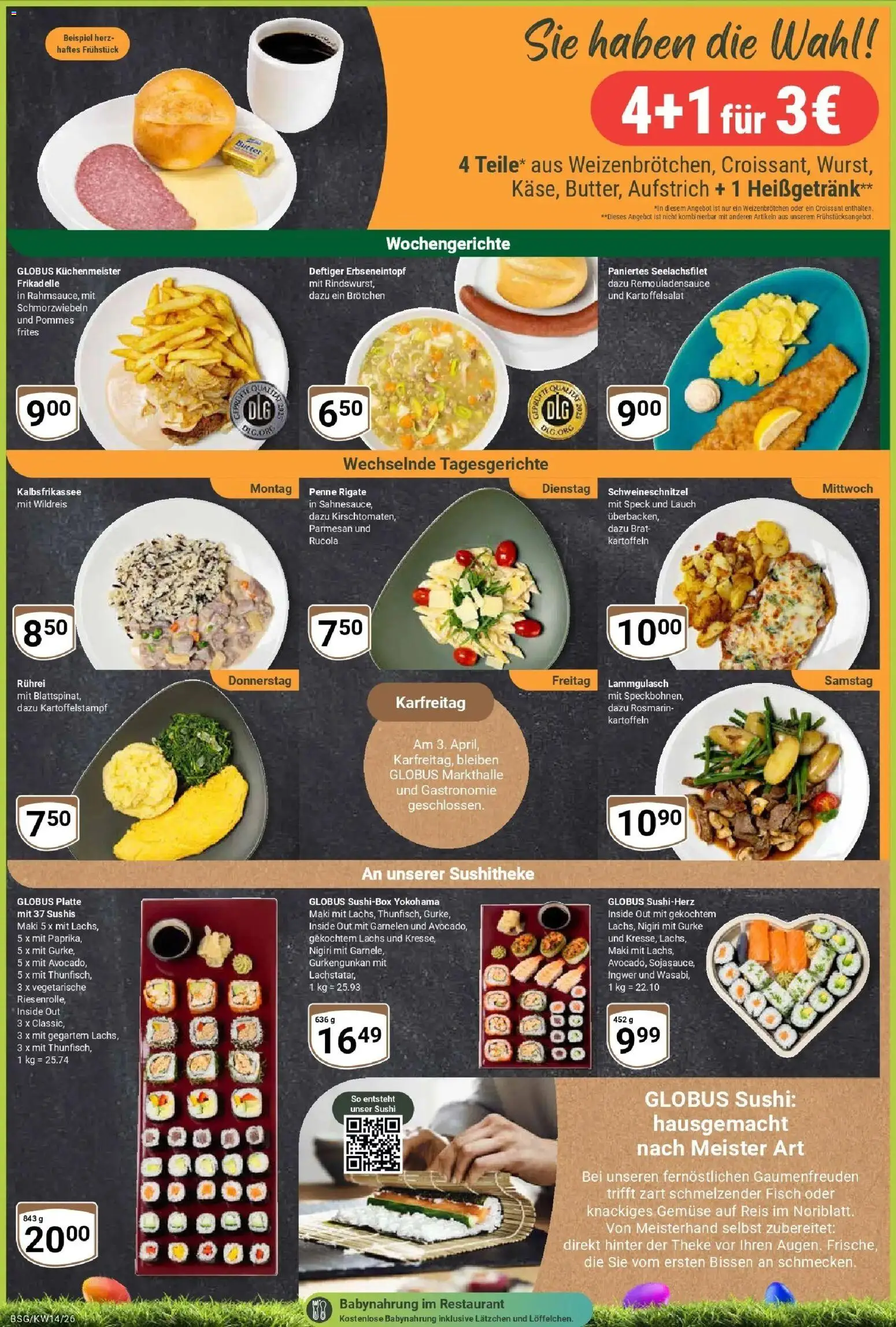 Globus prospekt Braunschweig	 – gültig ab 30.03.2026 | Seite: 6 | Produkte: Rucola, Pommes frites, Lachs, Kartoffeln