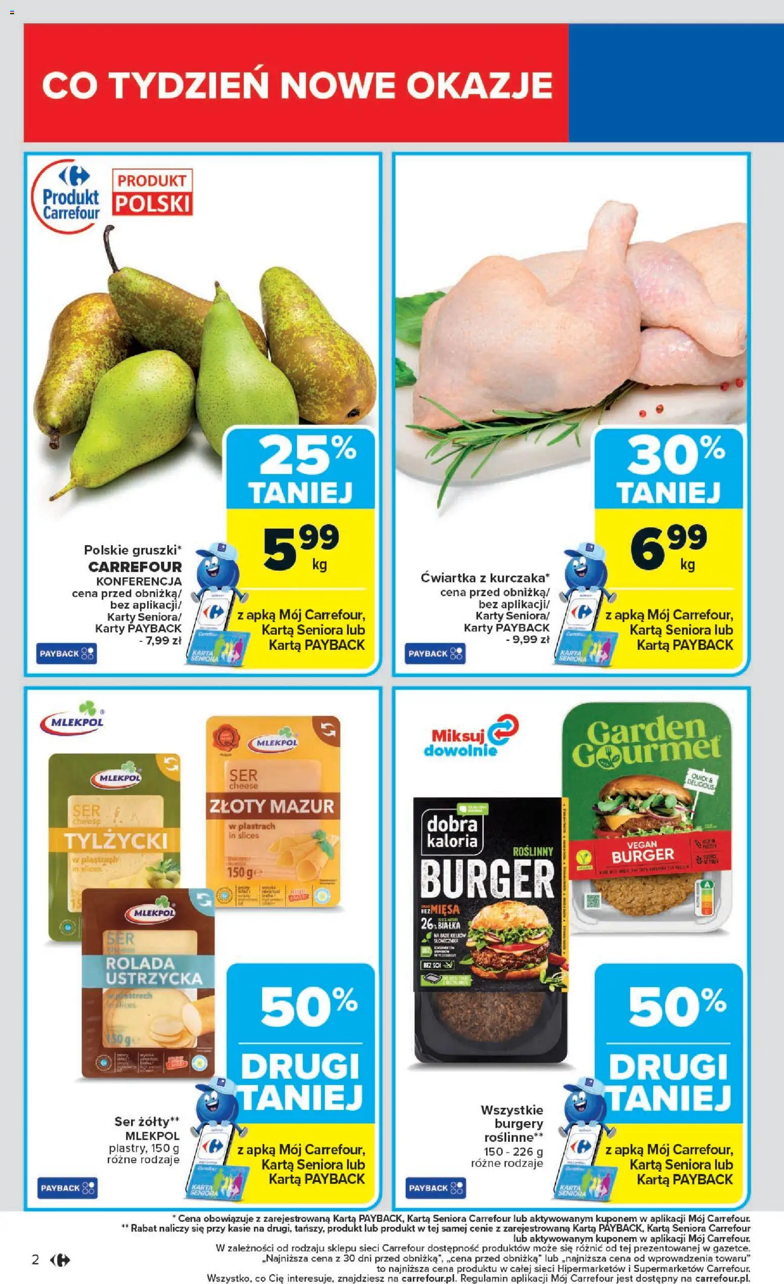 Carrefour Gazetka od 27.10.2025 | Strona: 4 | Produkty: Ser żółty, Karta, Rolada, Ser