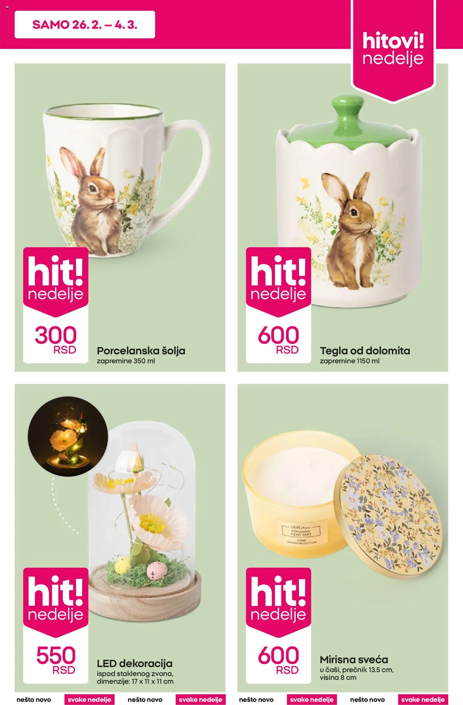 Pepco katalog - važi od 26.02.2026 | Strana: 3 | Proizvode: Šolja, Tegla
