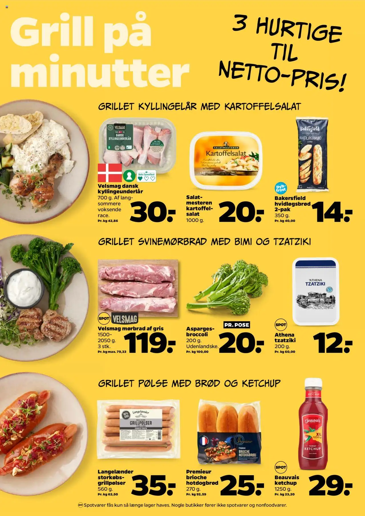 Netto Tilbudsavis gyldig fra 05.07.2025 | Side: 3 | Produkter: Kartoffelsalat, Aparelho de barbear, Grill, Hvidløgsbrød