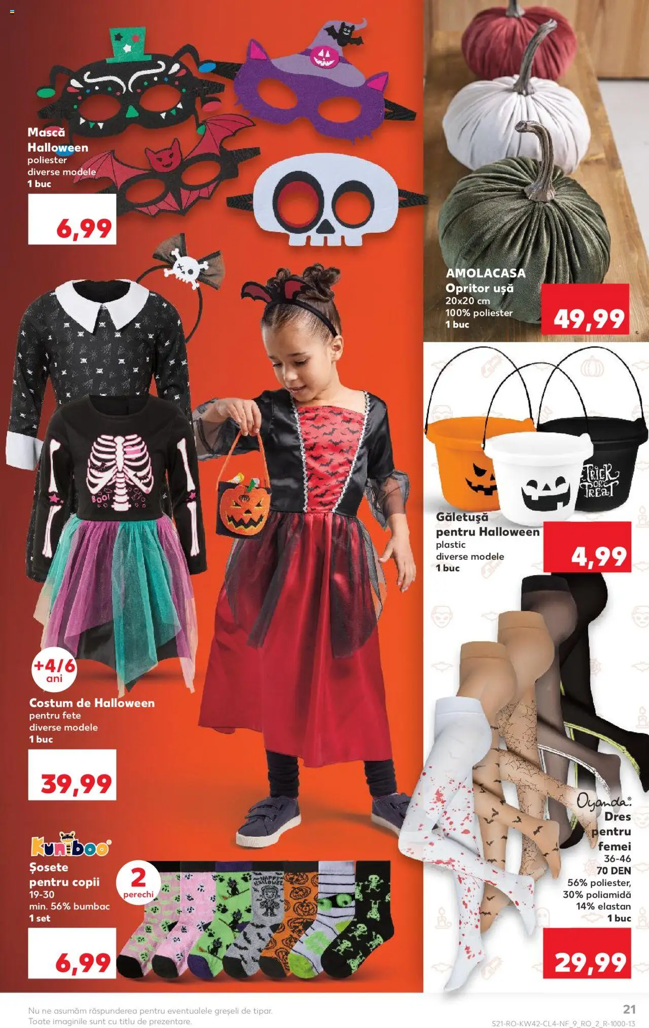 Noul catalog Kaufland – valabil de la 15.10.2025 | Pagină: 21 | Produse: Ușă, Șosete, Costum