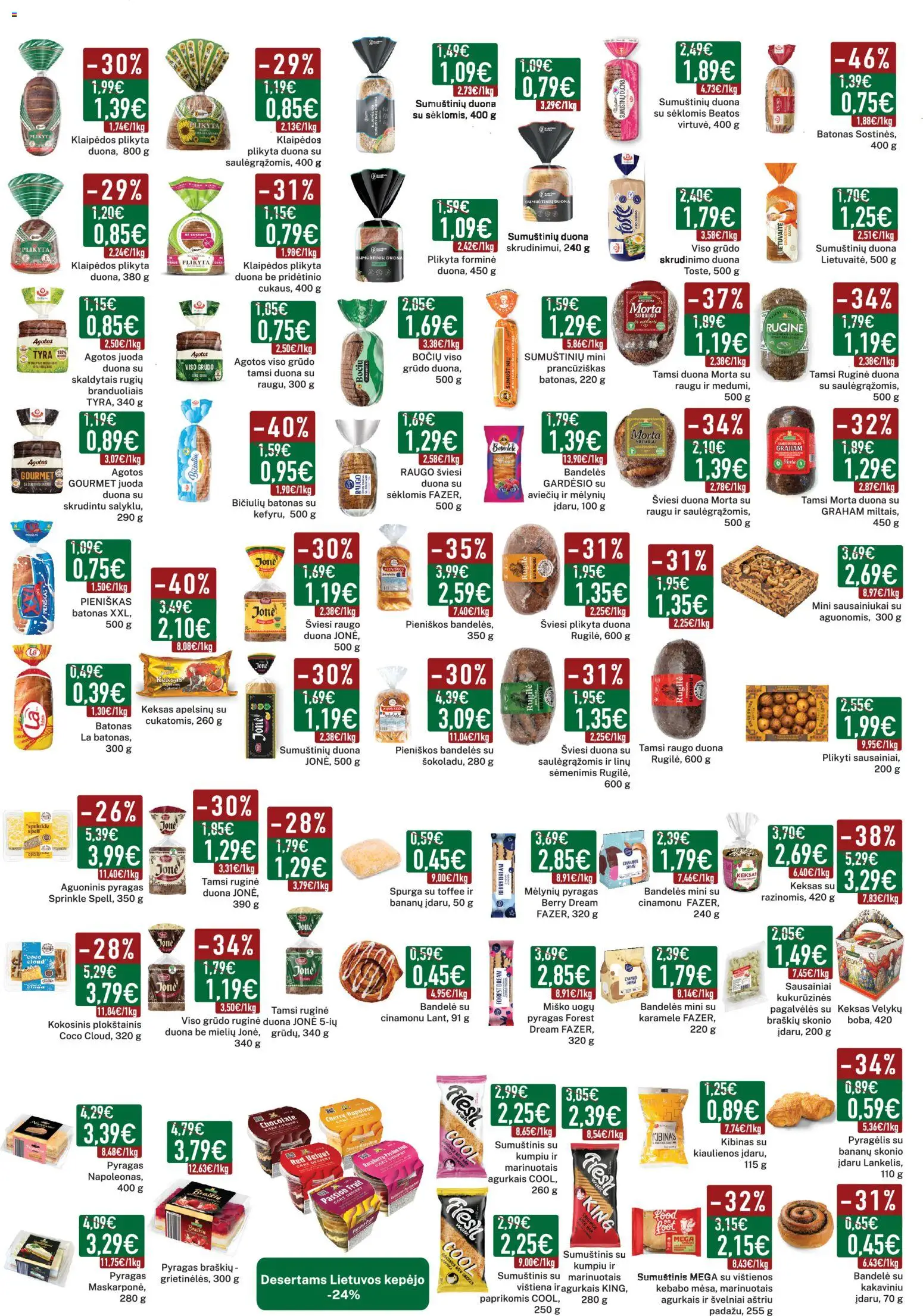 Elimart - TAU akcijos nuo 07.04.2026 | Puslapis: 8 | Prekių: Spurga, Pyragas, Plokštainis, Vištiena