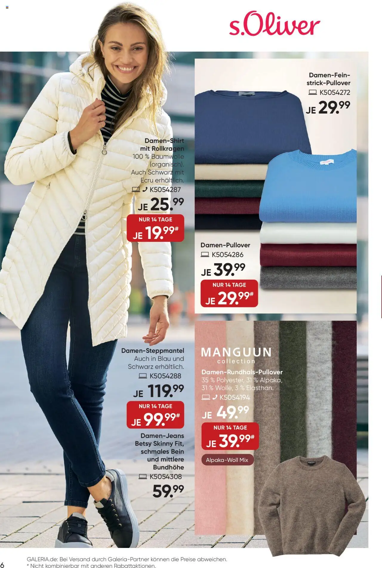 Galeria Karstadt Kaufhof Online-Prospekt – gültig ab 29.09.2025 | Seite: 6