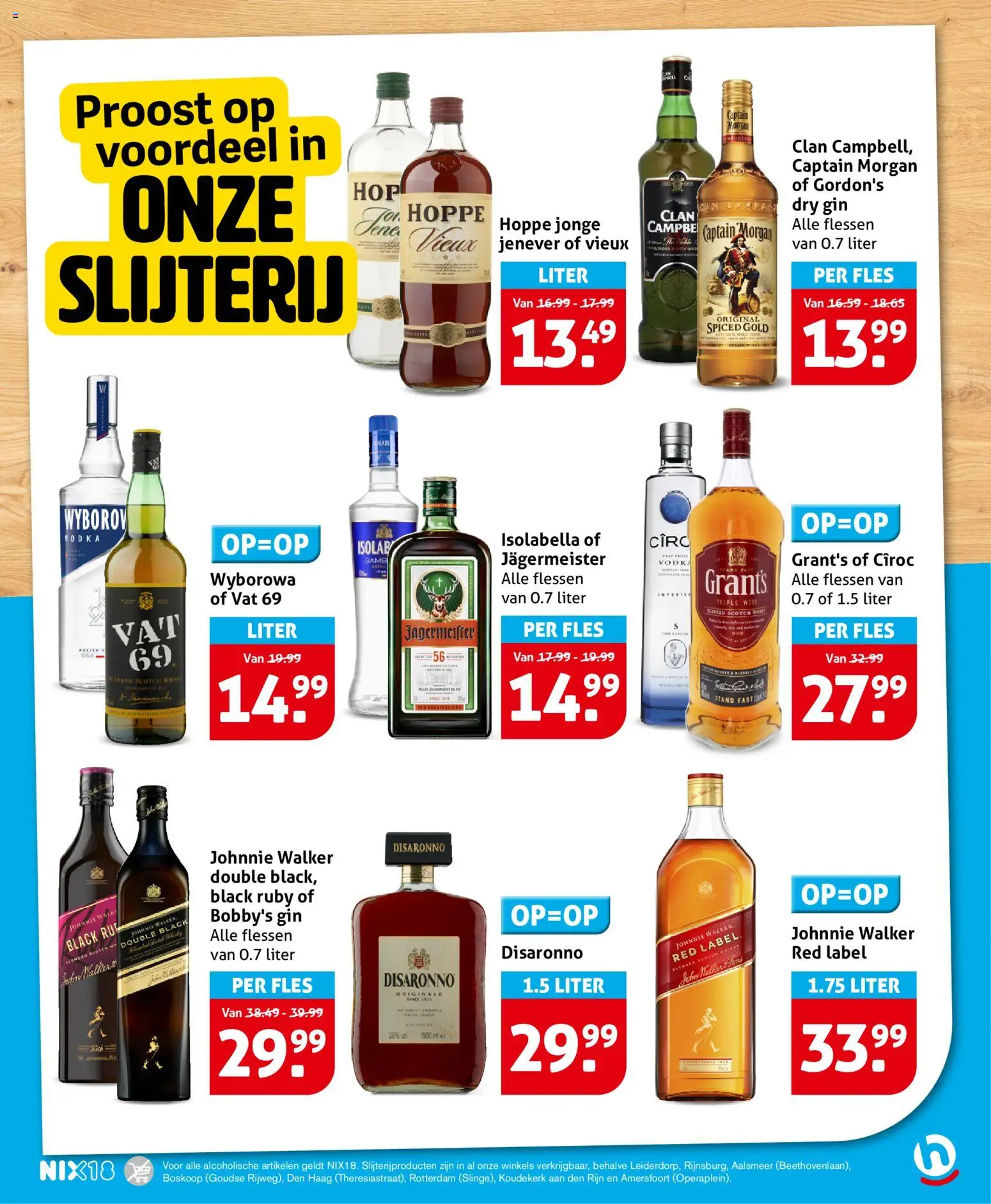 {H1} | Pagina: 19 | Producten: Osztrigaszósz, Gin, Fles, Slijterij