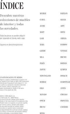 Vista previa El Corte Inglés Colecciones válido desde el 07.04.2026 | Página: 2 | Productos: Muebles