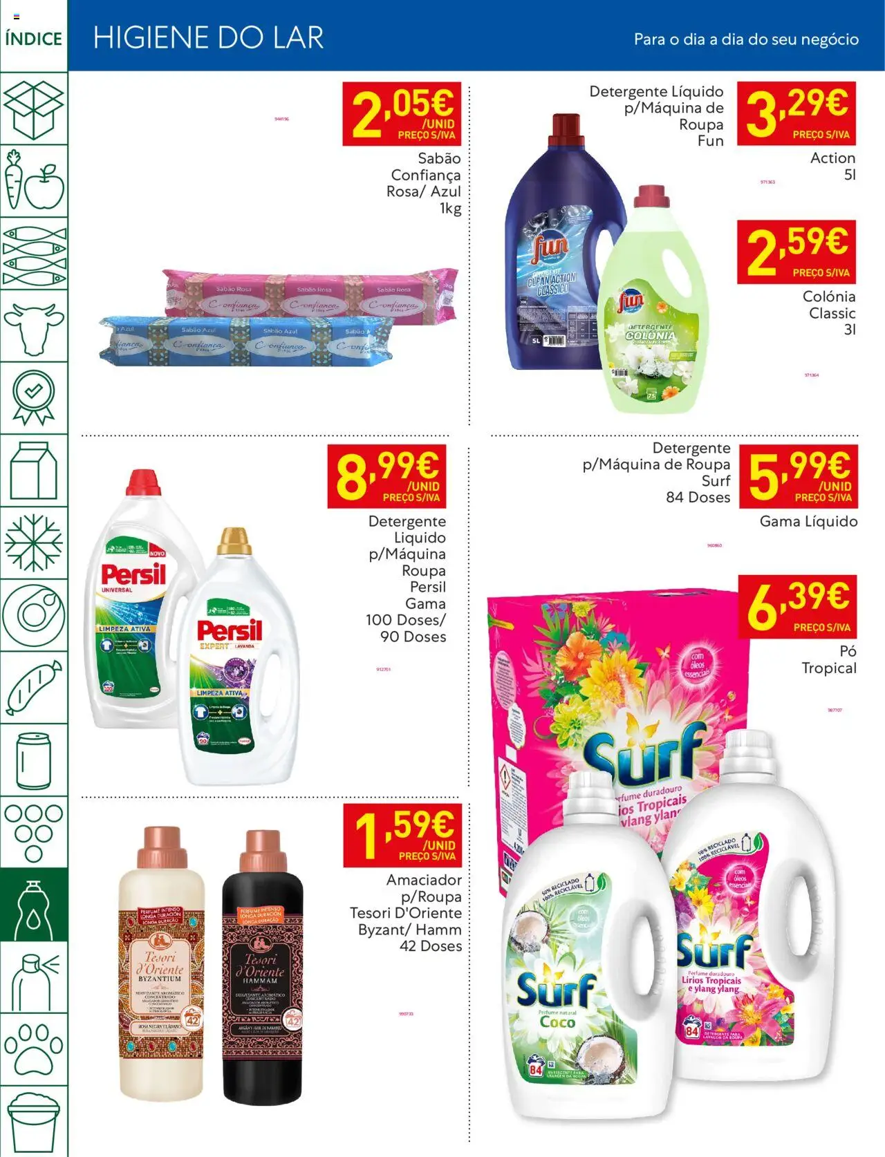 Recheio folheto │ válido de 12.08.2025 | Página: 44 | Produtos: Perfume, Sabão, Detergente, Persil