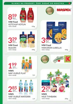 Pogląd oferty "Eurocash Gazetka - Targi Jesień" - ważna od 03.11.2025 | Strona: 26 | Produkty: Ketchup, Bulion warzywny, Banan, Makaron