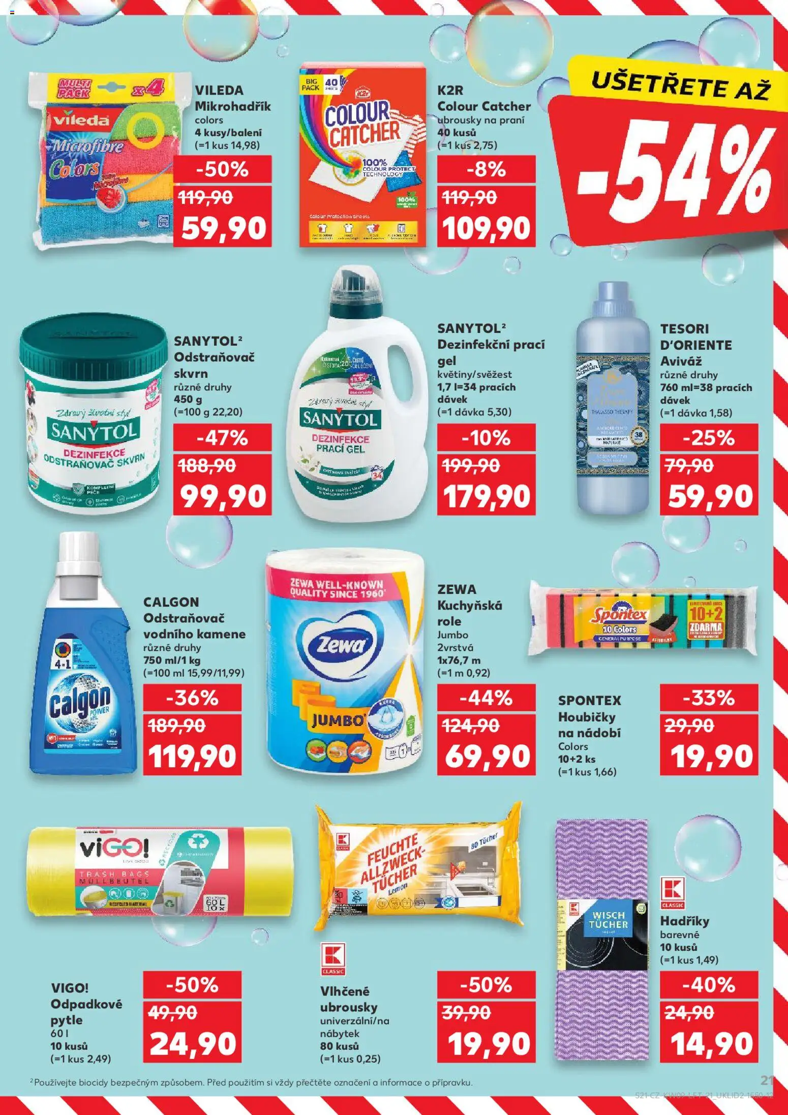 Kaufland leták od 25.02.2026 | Strana: 21 | Produkty: Nádobí, Tesori d'Oriente Aviváž, Nábytek, Calgon