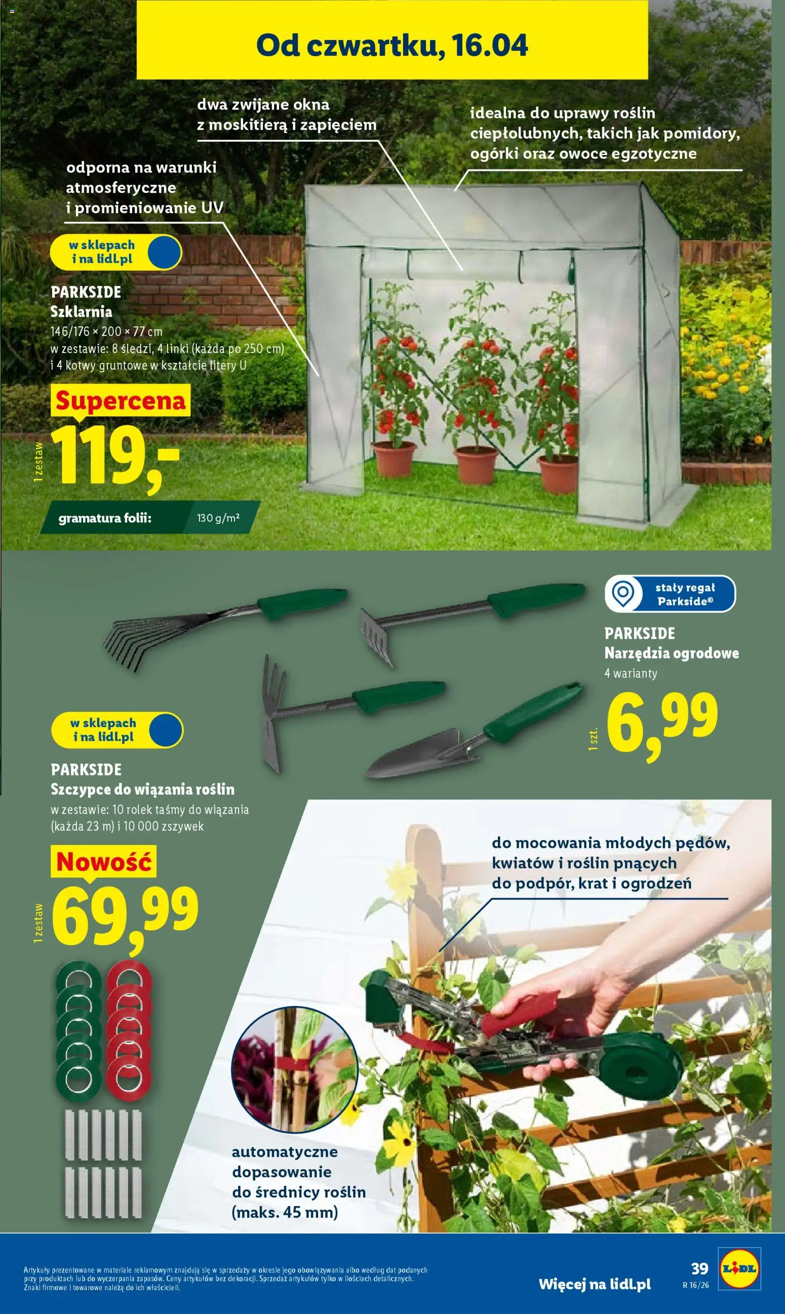 Lidl Katalog od 13.04.2026 | Strona: 45 | Produkty: Regał, Ogórki, Owoce