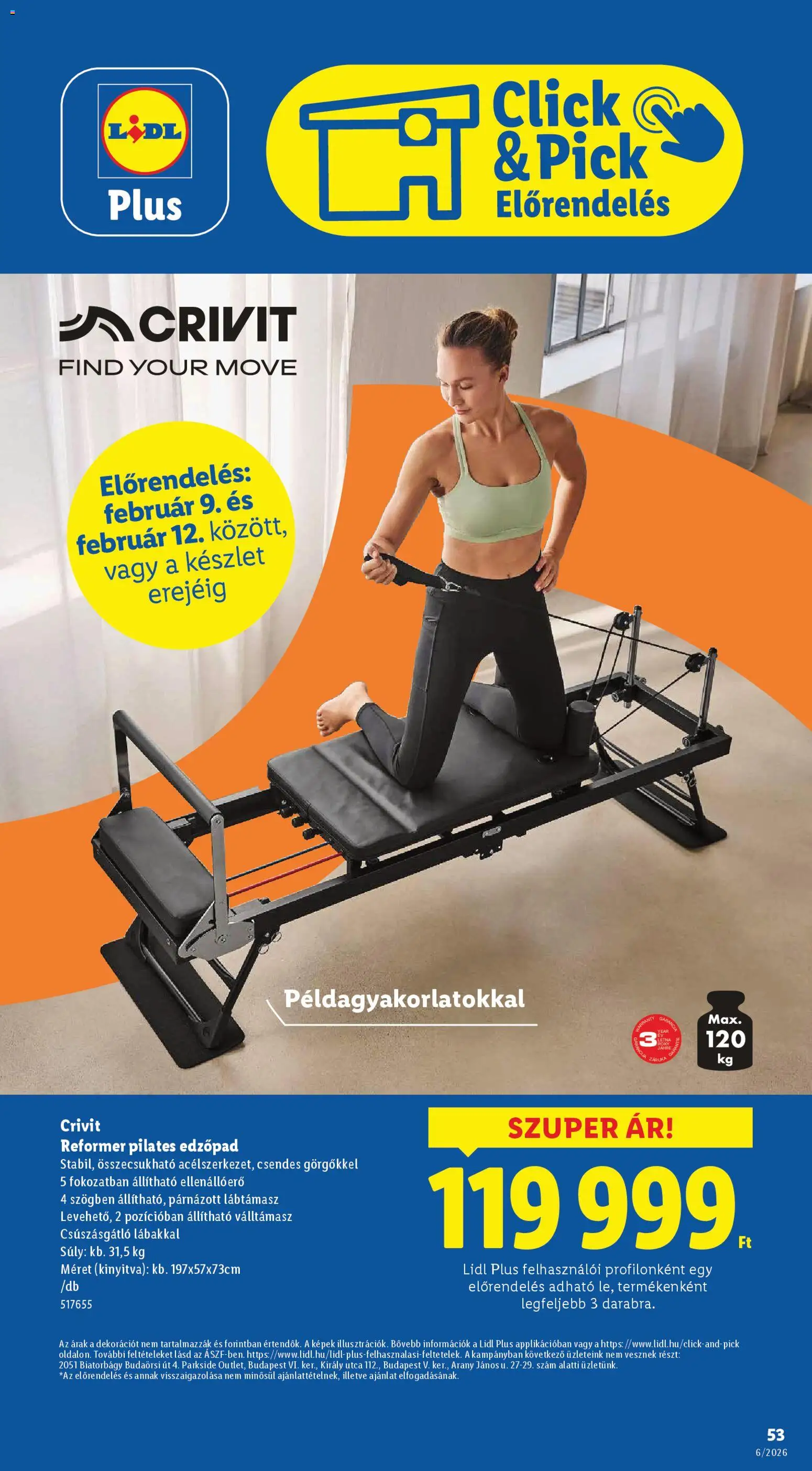 Lidl akciós ujság - amely érvényes a következő dátumtól: 05.02.2026 | Oldal: 53 | Termékek: Parkside, Pick