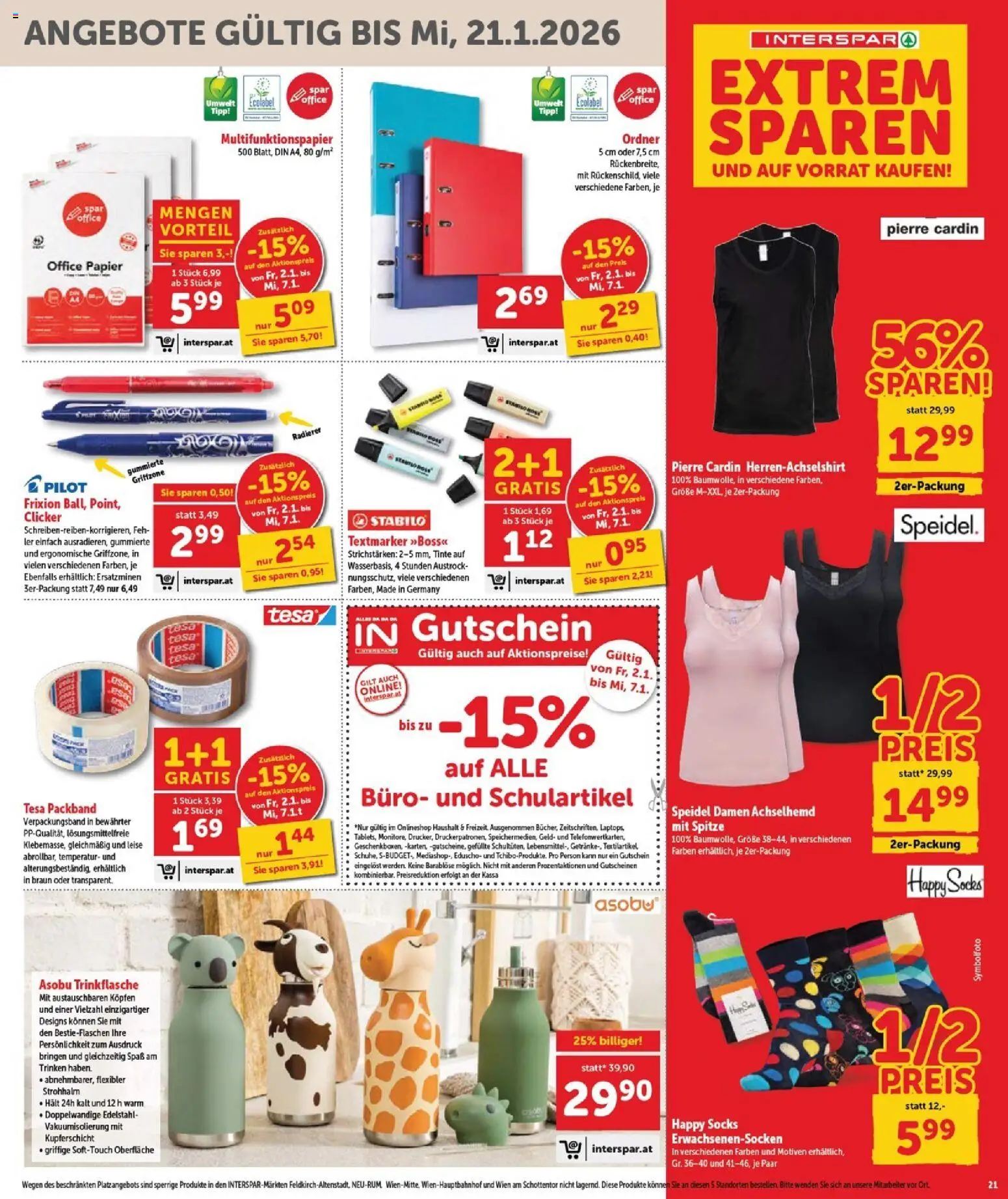 Interspar Flugblatt - Burgenland gültig ab 02.01.2026 | Seite: 21