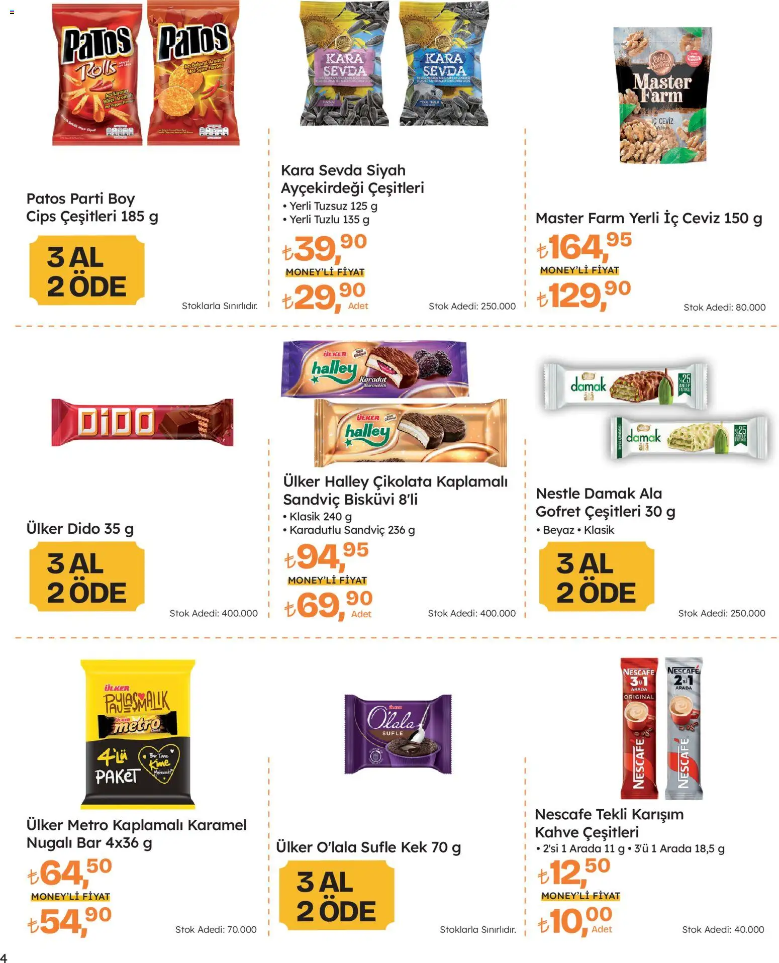 Migros Katalog - Migros Jet Dijital - 16.04.2026 tarihinden itibaren geçerlidir | Sayfa: 4 | Ürünler: Gofret, Kahve, Cips, Ceviz