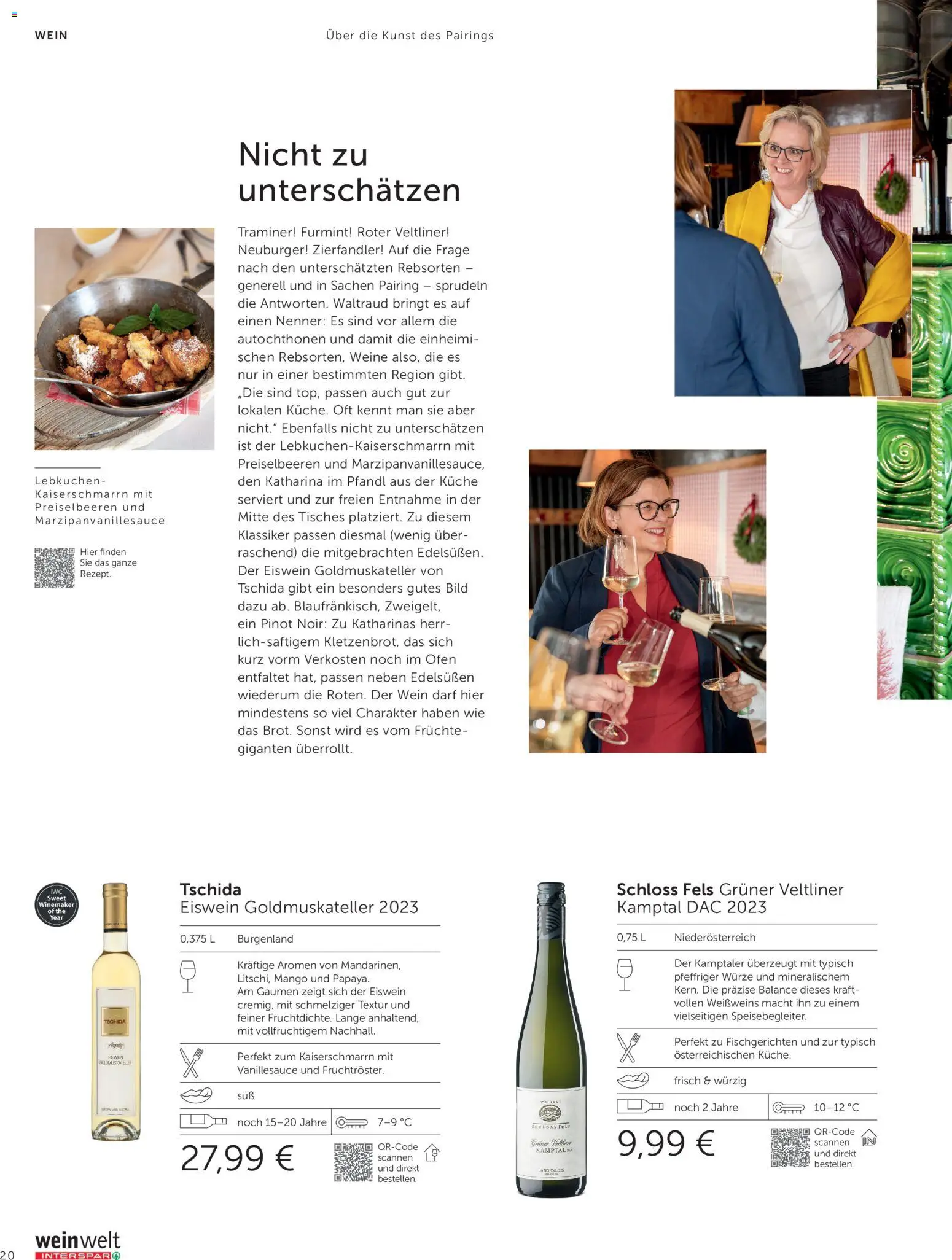 Interspar Meine Weinwelt Ausgabe Winter 2025 gültig ab 14.12.2025 | Seite: 20 | Produkte: Mango, Ofen, Wein
