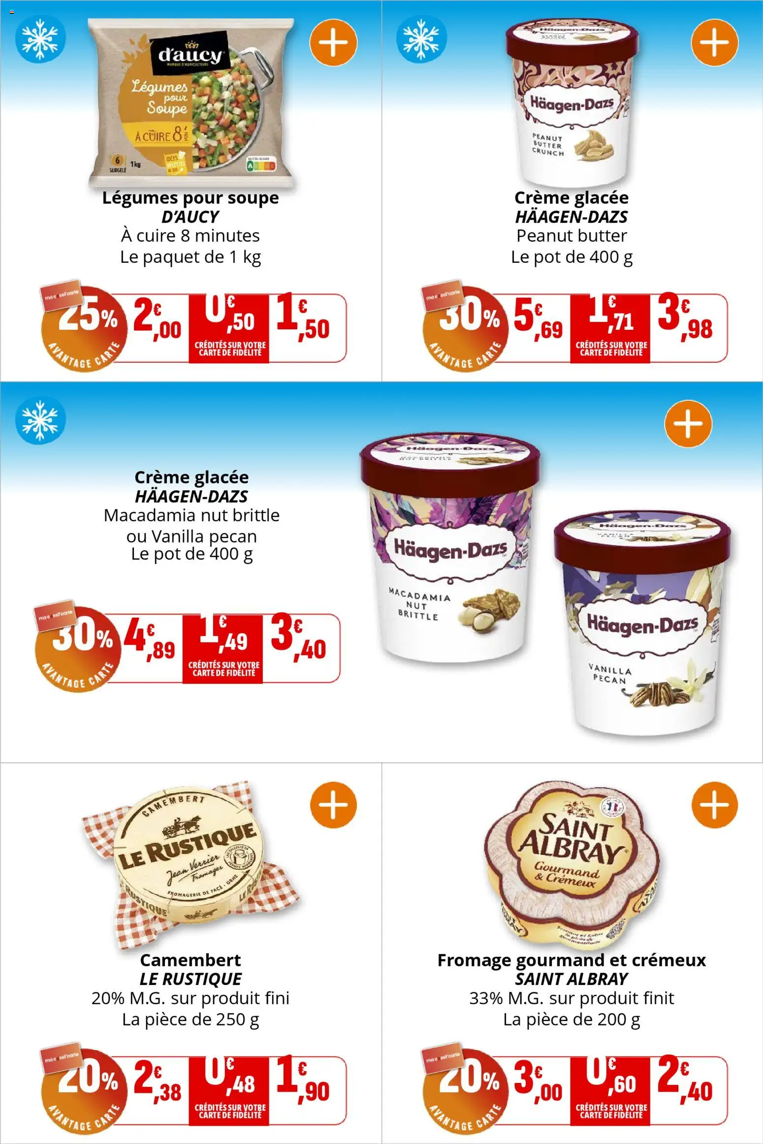 {H1} | Page: 13 | Produits: Soupe, Fromage, Camembert, Crème