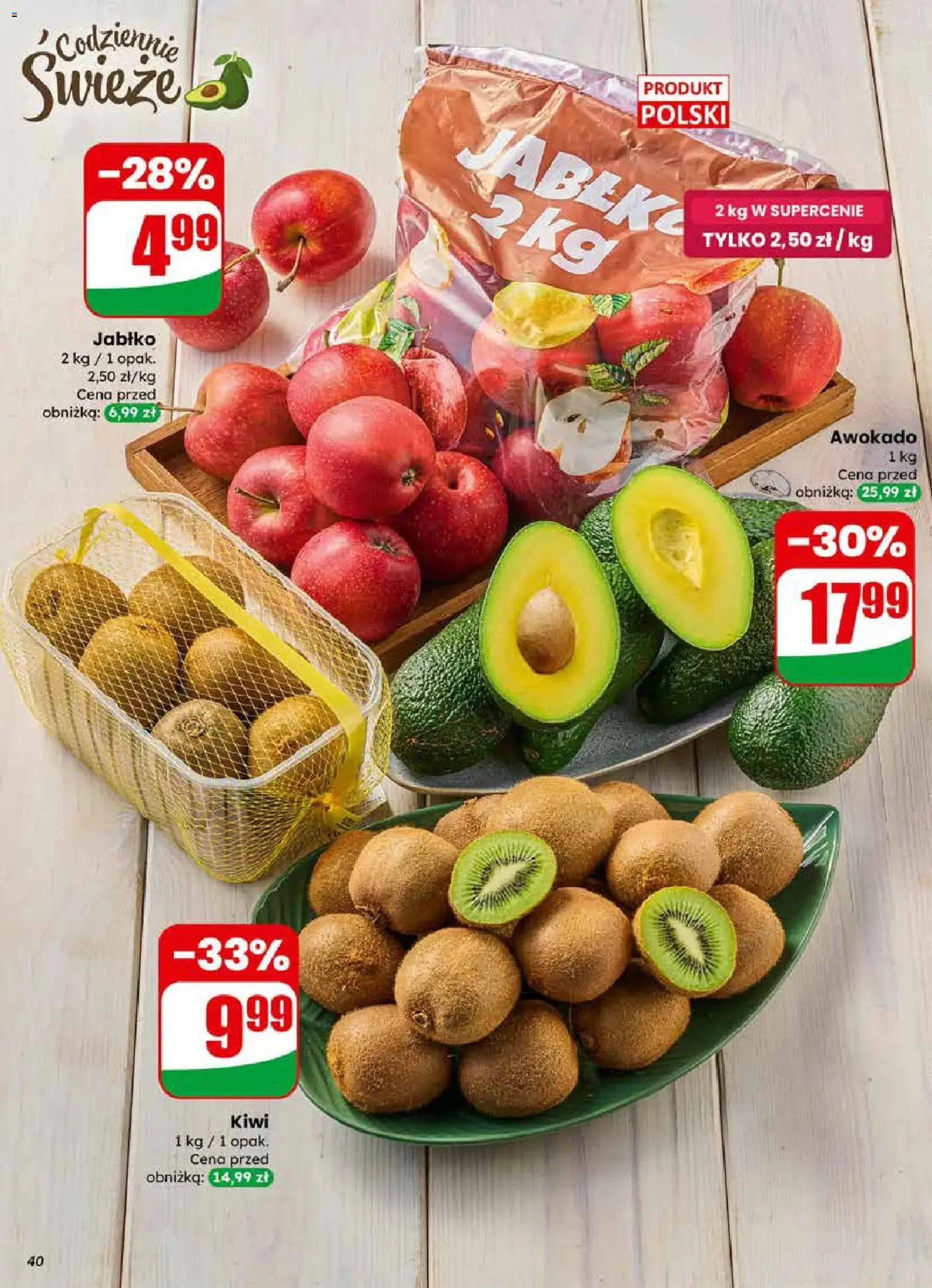Dino gazetka od 01.04.2026 | Strona: 40 | Produkty: Kiwi, Awokado