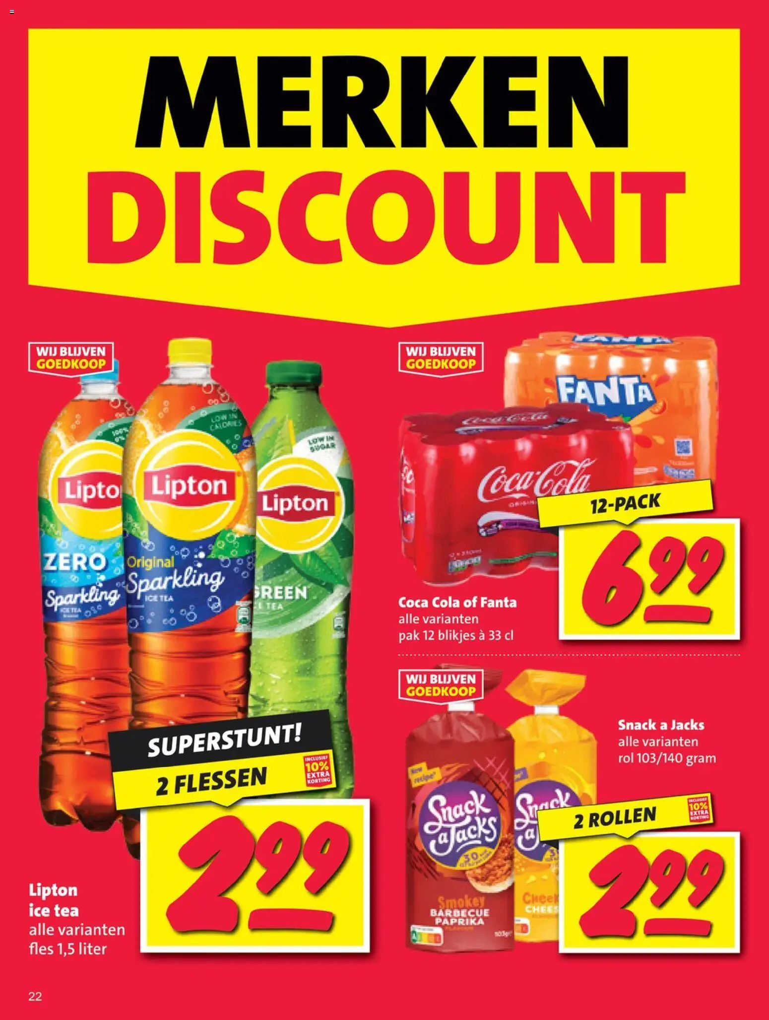 {H1} | Pagina: 22 | Producten: Fles, Coca Cola, Fanta, Kész piskótalap