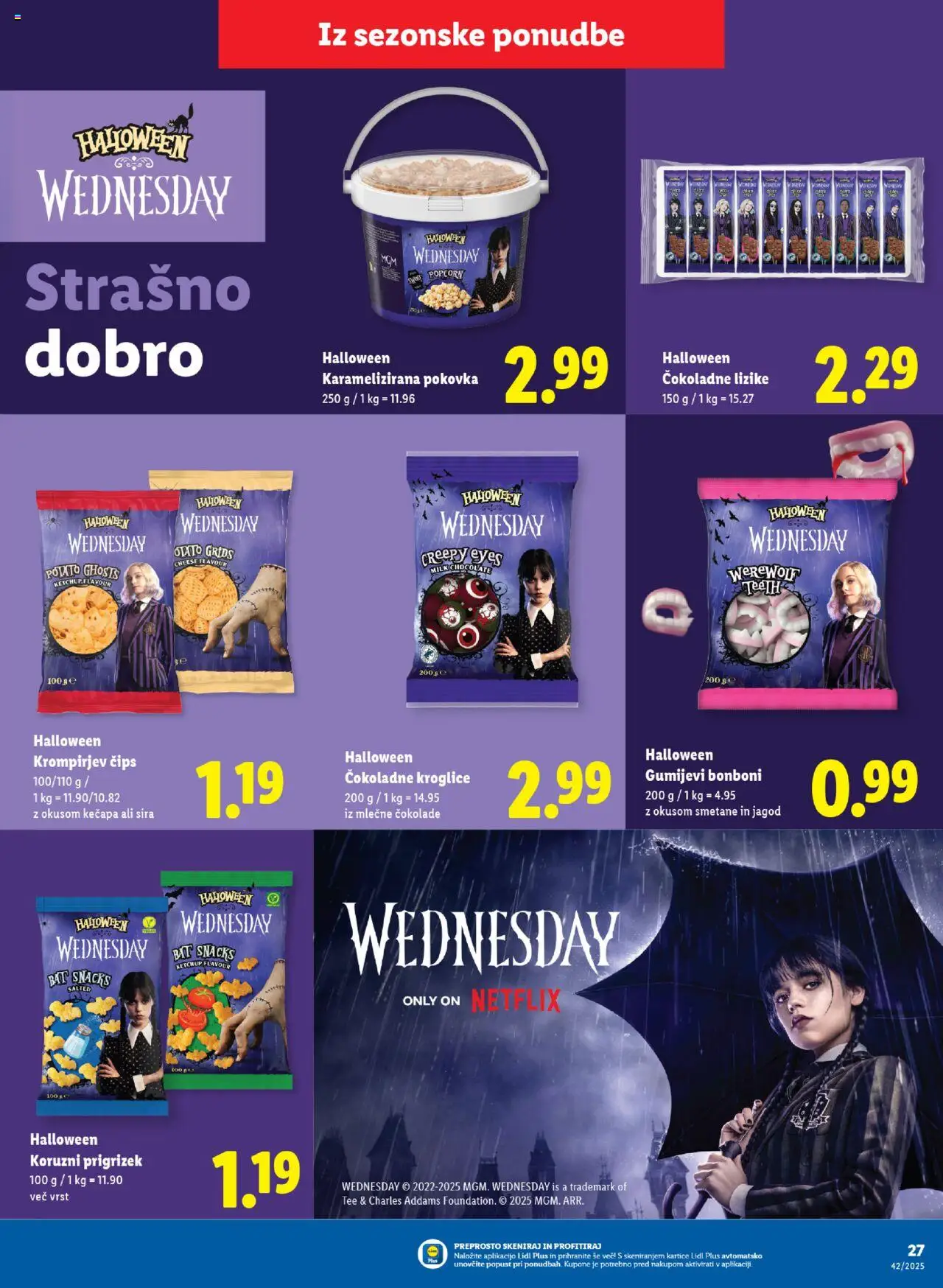 Novi Lidl katalog ponudbe – veljaven od 16.10.2025 | Stran: 41 | Izdelki: Bonboni, Cips