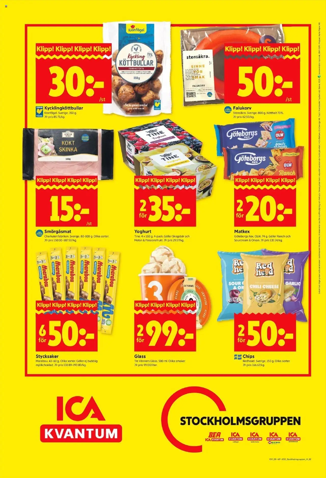 ICA Kvantum reklamblad aktuell från 22.09.2025 | Sida: 10 | Produkter: Galler, Yoghurt, Chili, Papper