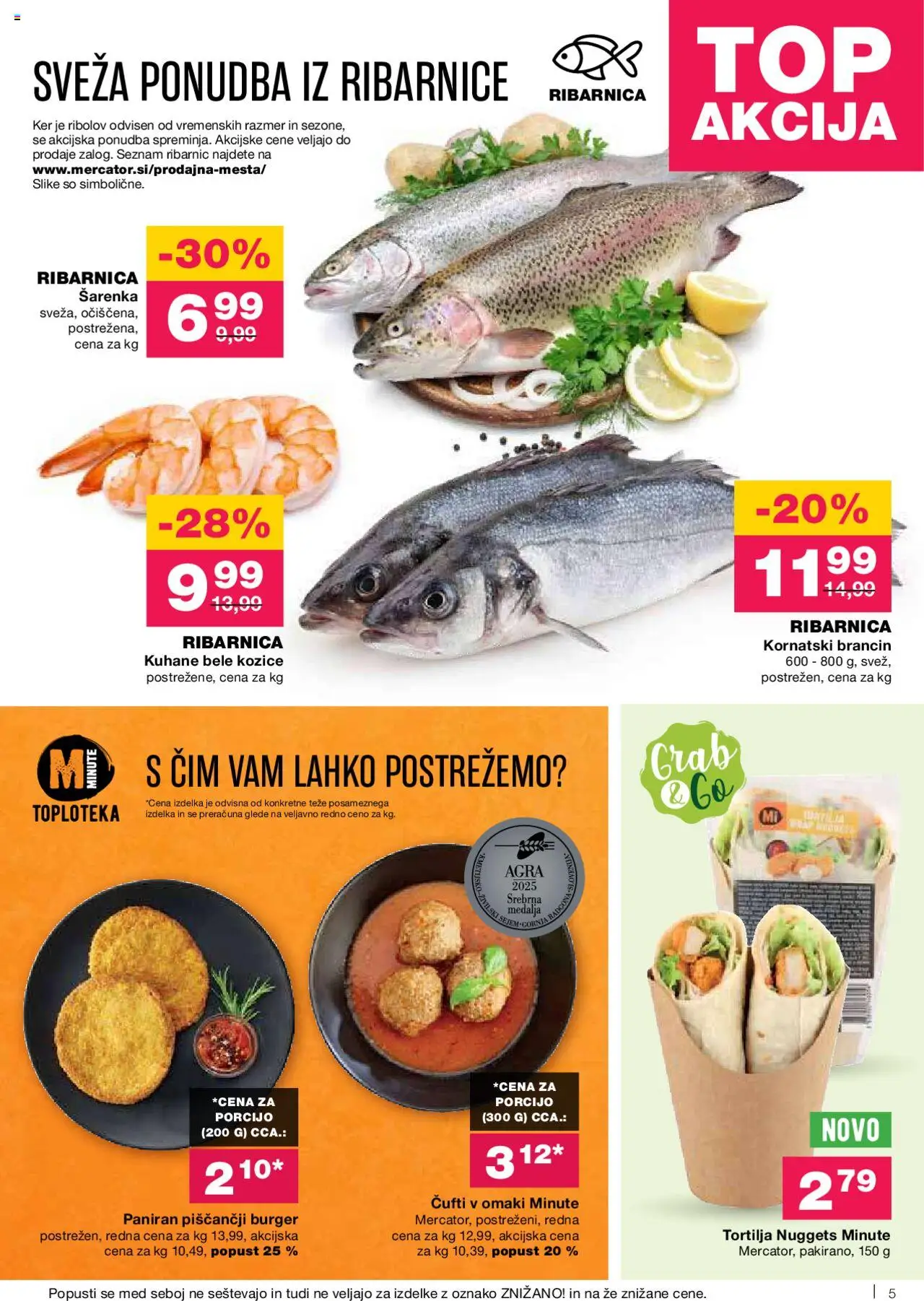 Mercator katalog │ velja od 21.08.2025 | Stran: 5 | Izdelki: Kozice