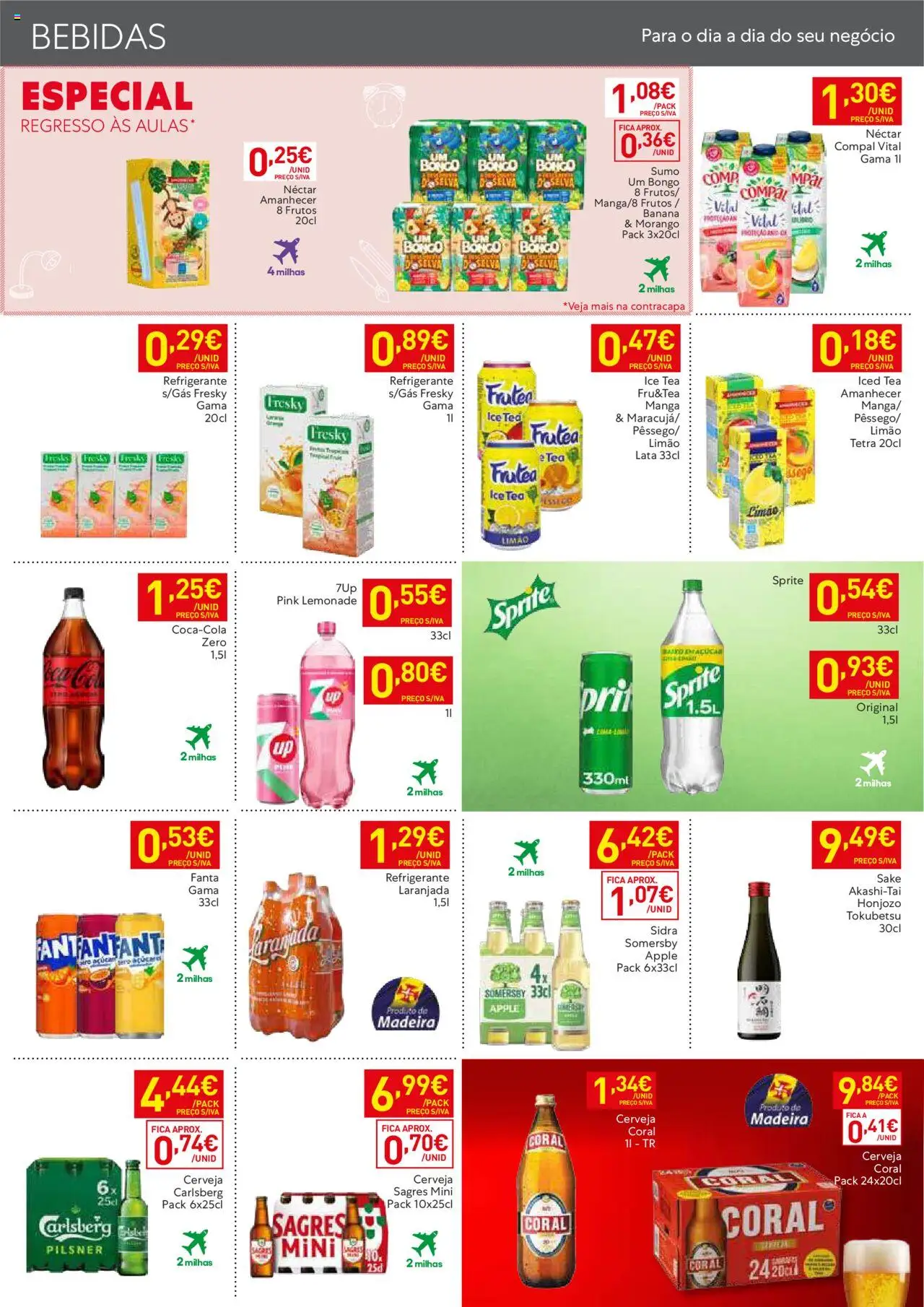 Recheio - Madeira │ válido de 26.08.2025 | Página: 12 | Produtos: Refrigerante, Banana, Cerveja, Somersby