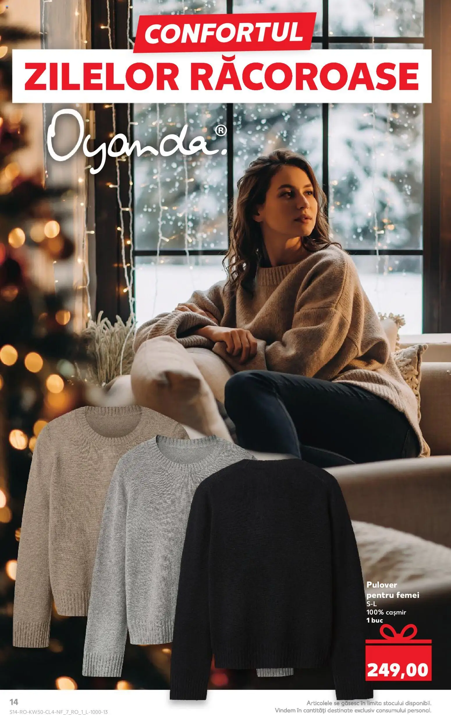 Noul catalog Kaufland – valabil de la 10.12.2025 | Pagină: 14 | Produse: Pulover