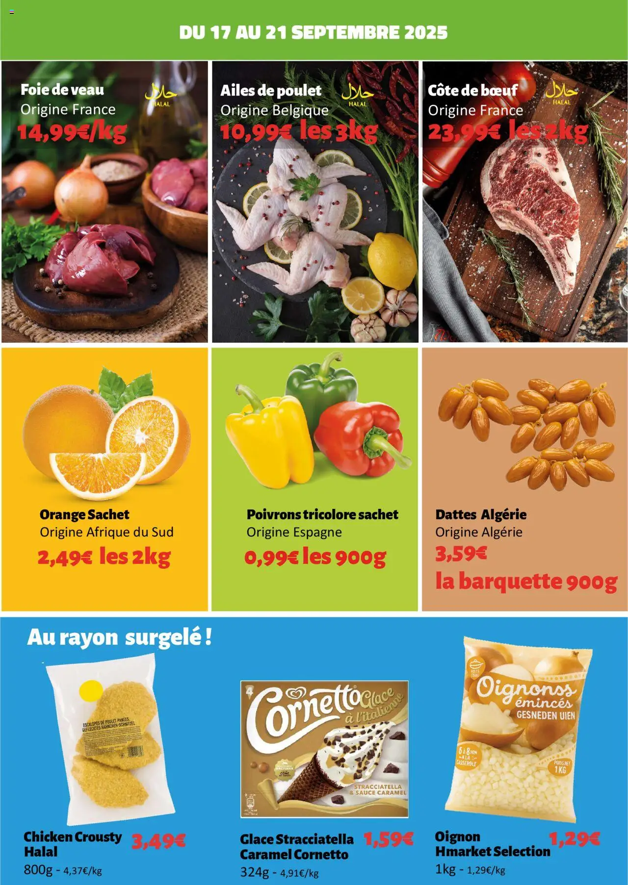  | Page: 2 | Produits: Dattes, Orange, Oignon, Côte de bœuf