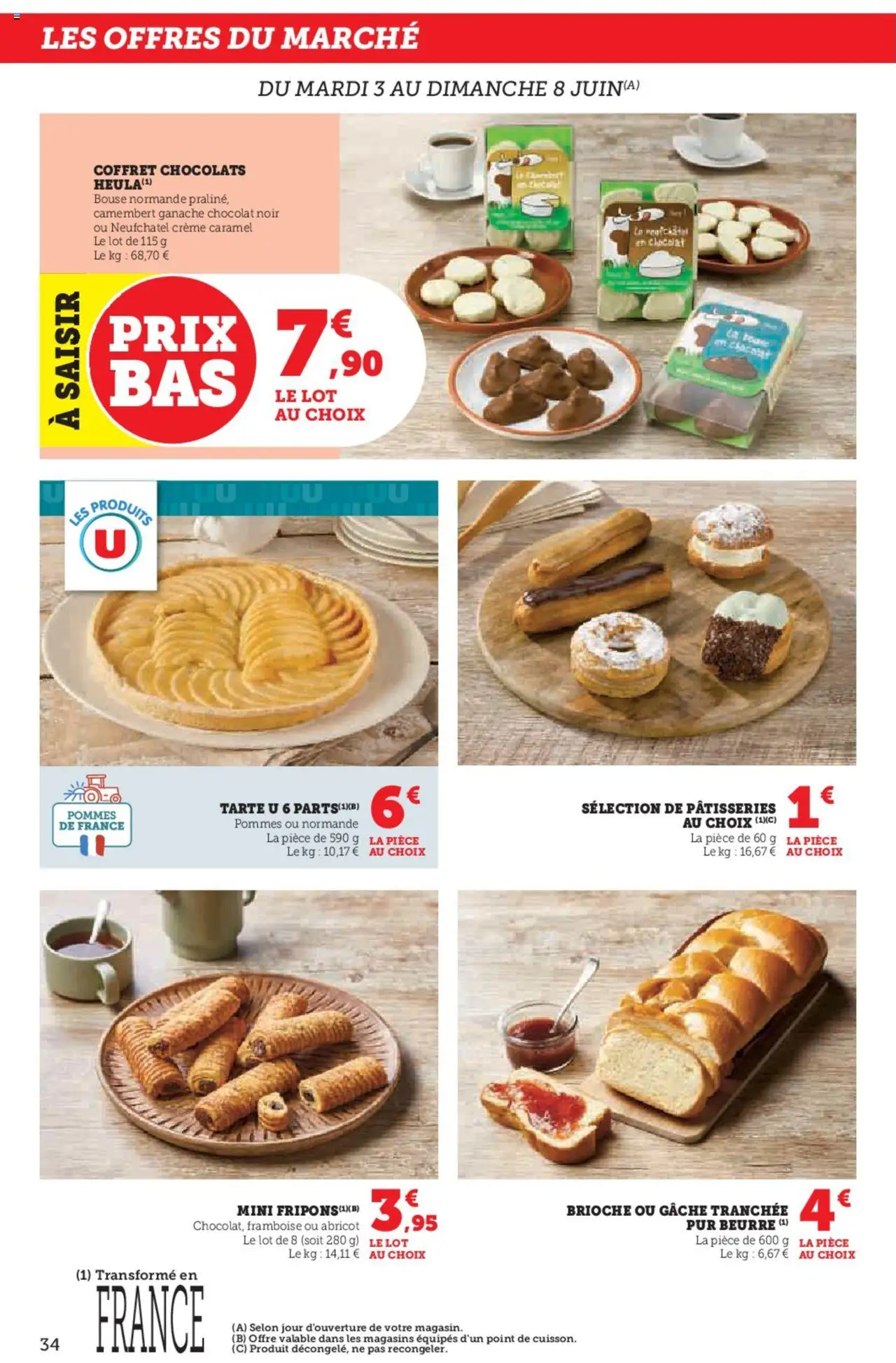  | Page: 34 | Produits: Framboise, Beurre, Pommes, Camembert