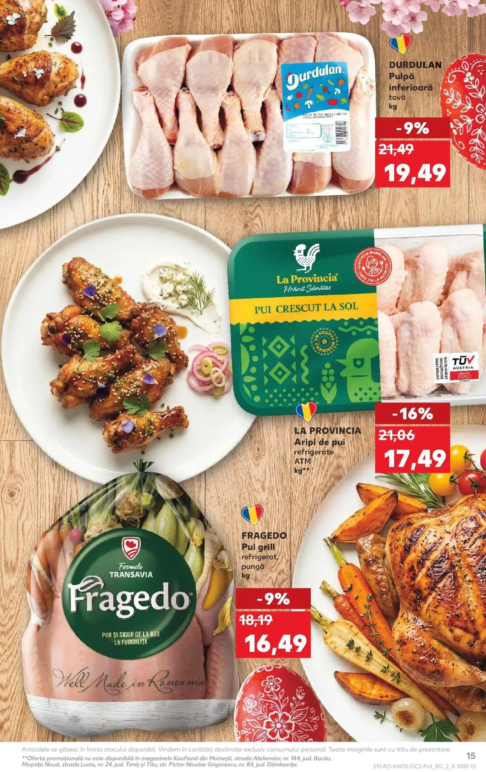 Noul catalog Kaufland – valabil de la 25.03.2026 | Pagină: 15 | Produse: Pungă, Grill, Hacıyatmaz Kedi Oyuncağı