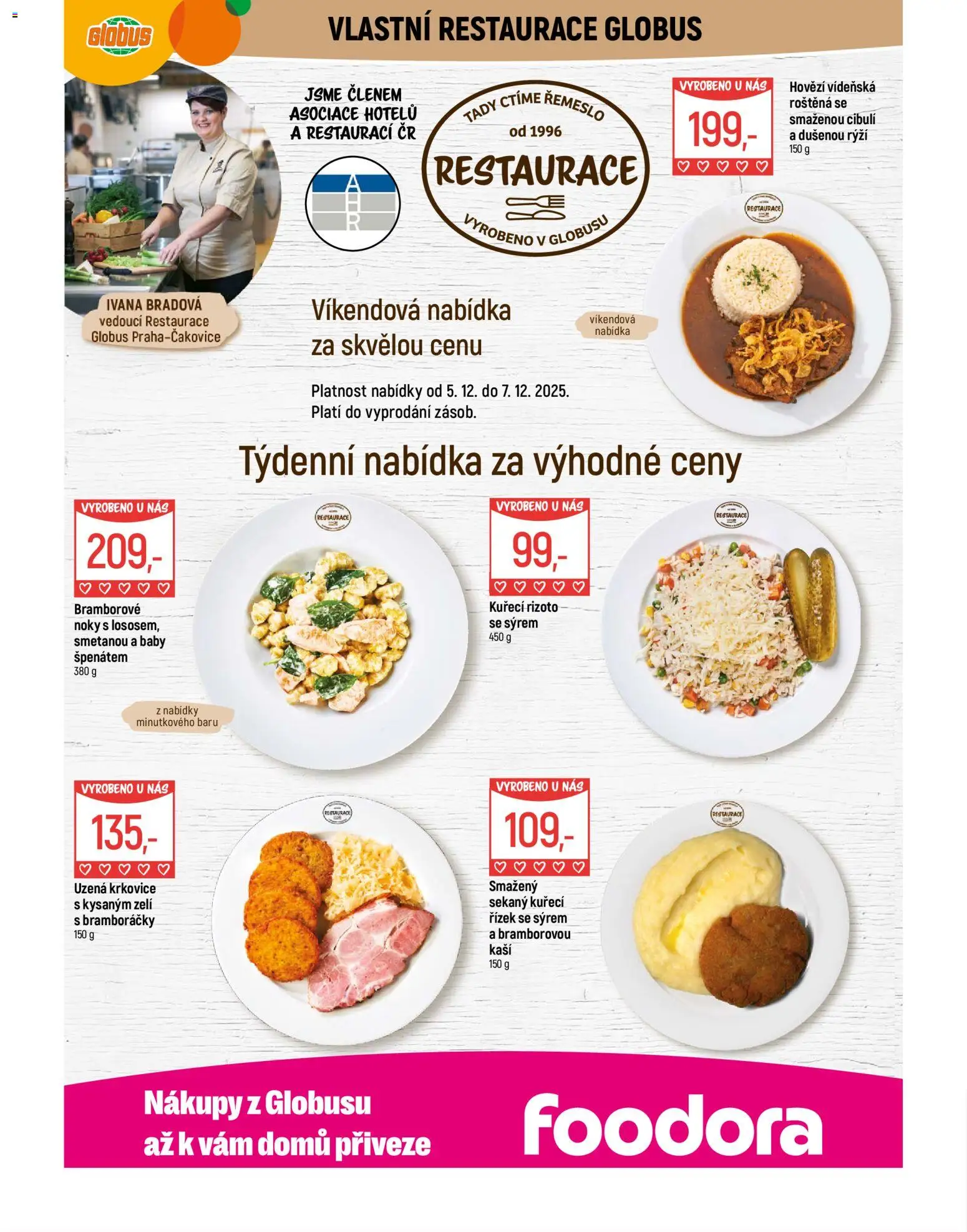 Globus leták - Praha Čakovice od 03.12.2025 | Strana: 7 | Produkty: Hovězí, Zelí, Noky, Rizoto