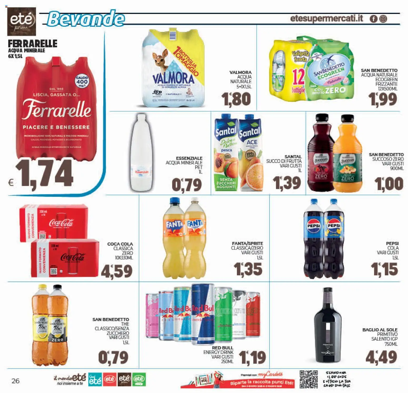Volantino Eté del 27.12.2025 | Pagina: 26 | Prodotti: Tè, Frutta, Valigetta, Coca Cola