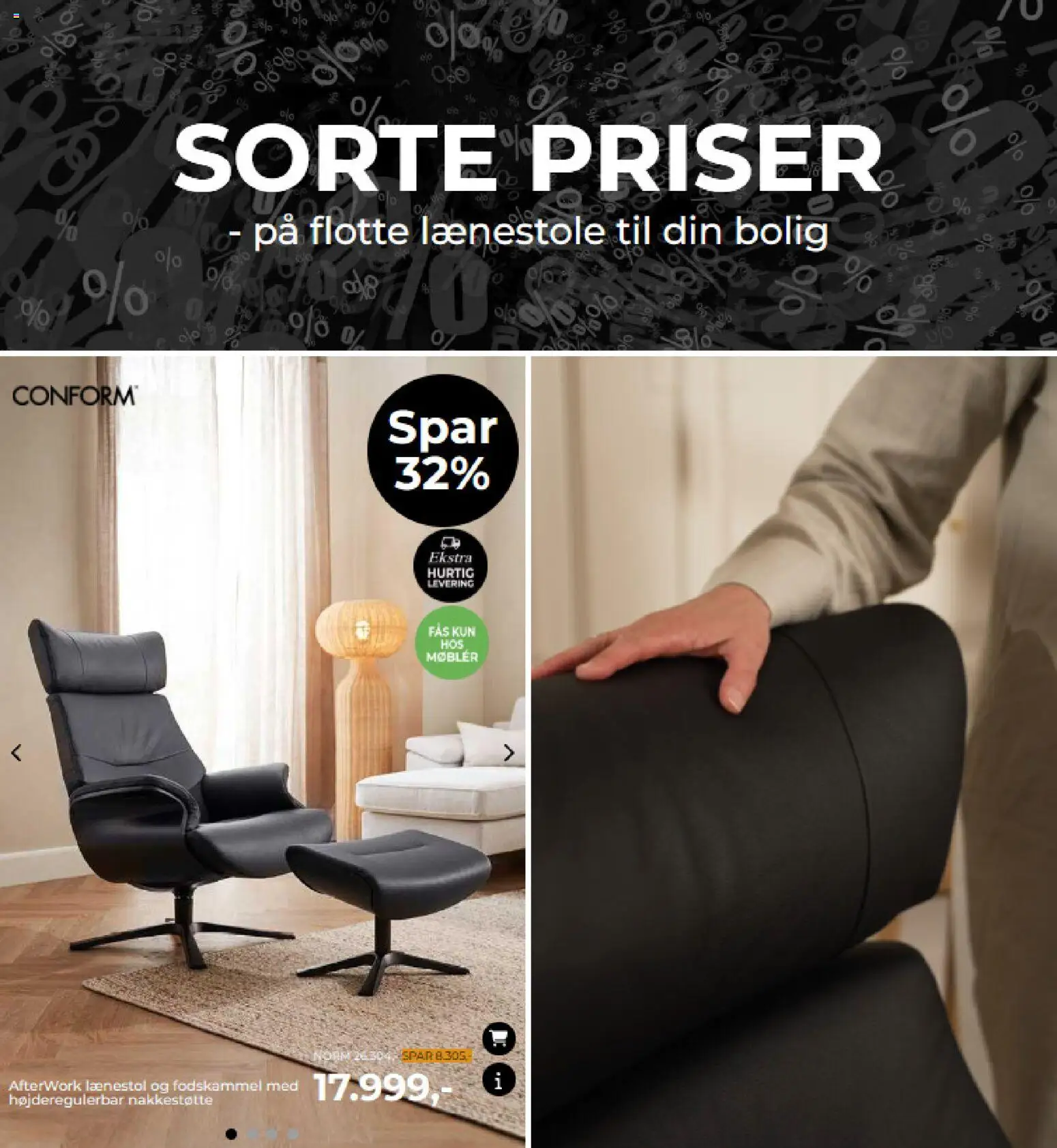 Møblér tilbudsavis – gyldig fra 31.10.2025 | Side: 14 | Produkter: Lænestol, Fodskammel