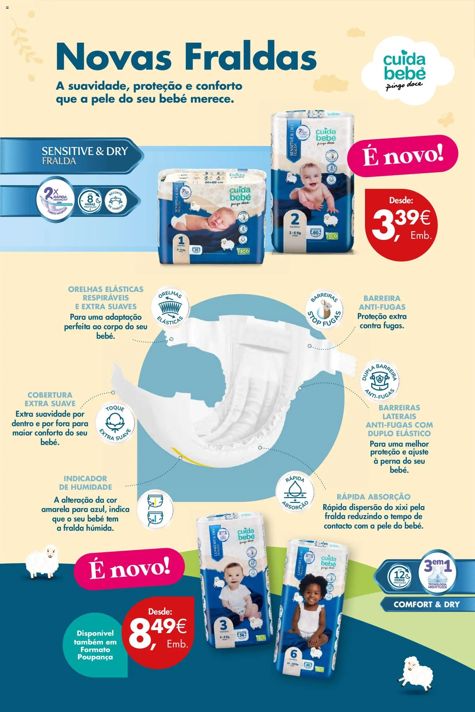 Pingo Doce Poupe este Fim de Semana │ válido de 14.11.2025 | Página: 25 | Produtos: Fraldas