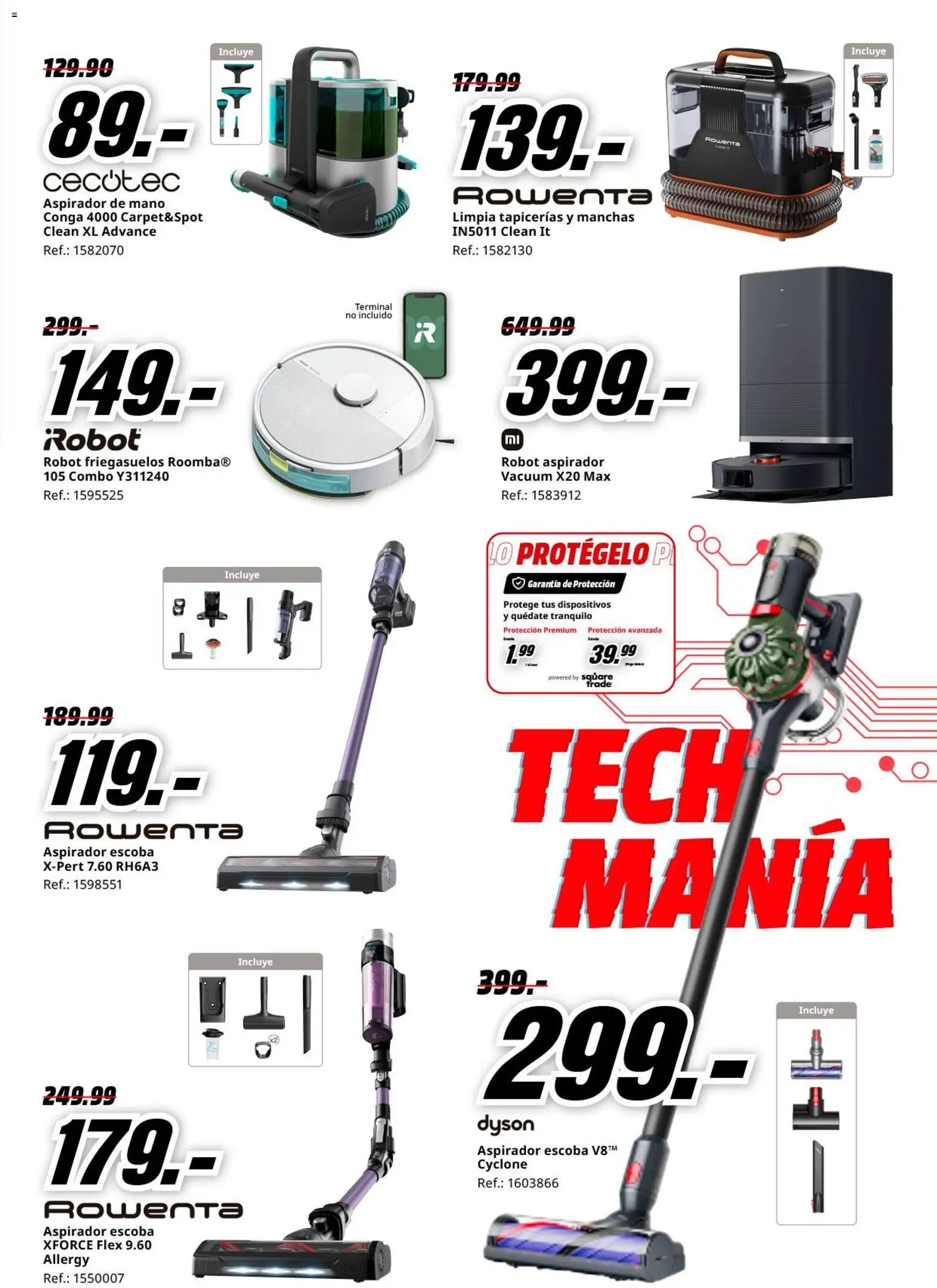 Media Markt folleto │ válido desde el 02.03.2026 | Página: 3 | Productos: Escoba, Robot, Aspirador