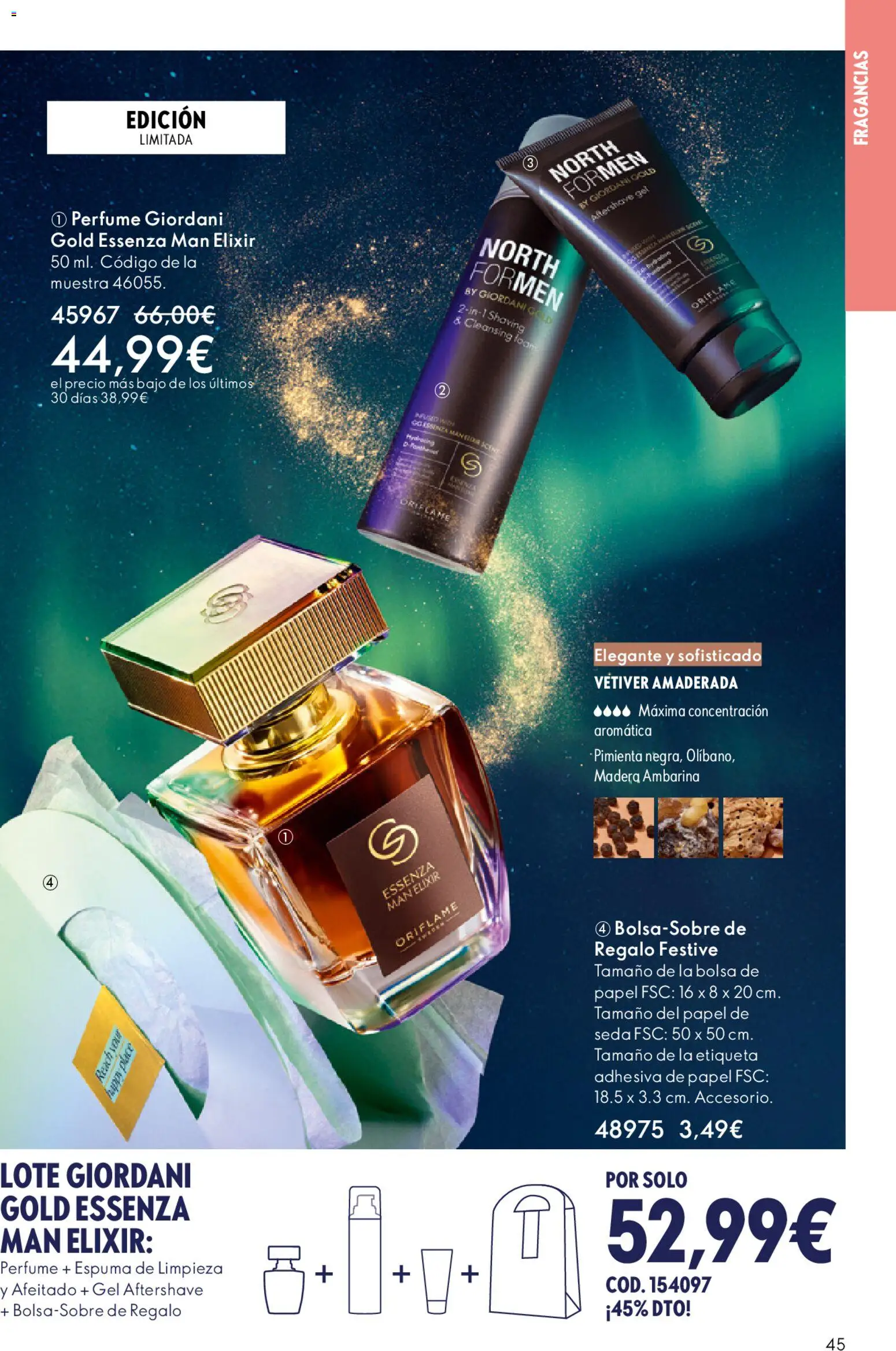 Oriflame - Catálogo Campaña 16 │ válido desde el 19.11.2025 | Página: 45 | Productos: Perfume, Bolsa